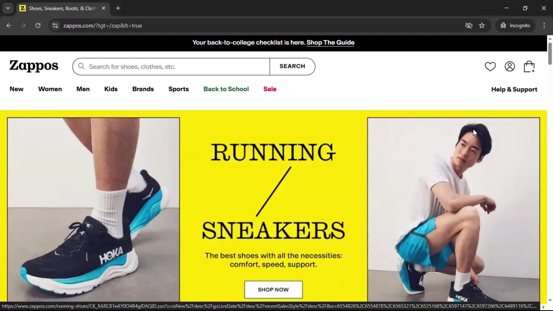 Logging out on Zappos video thumbnail