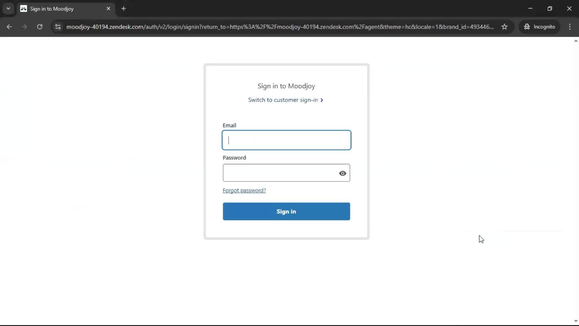 Logging out screenshot