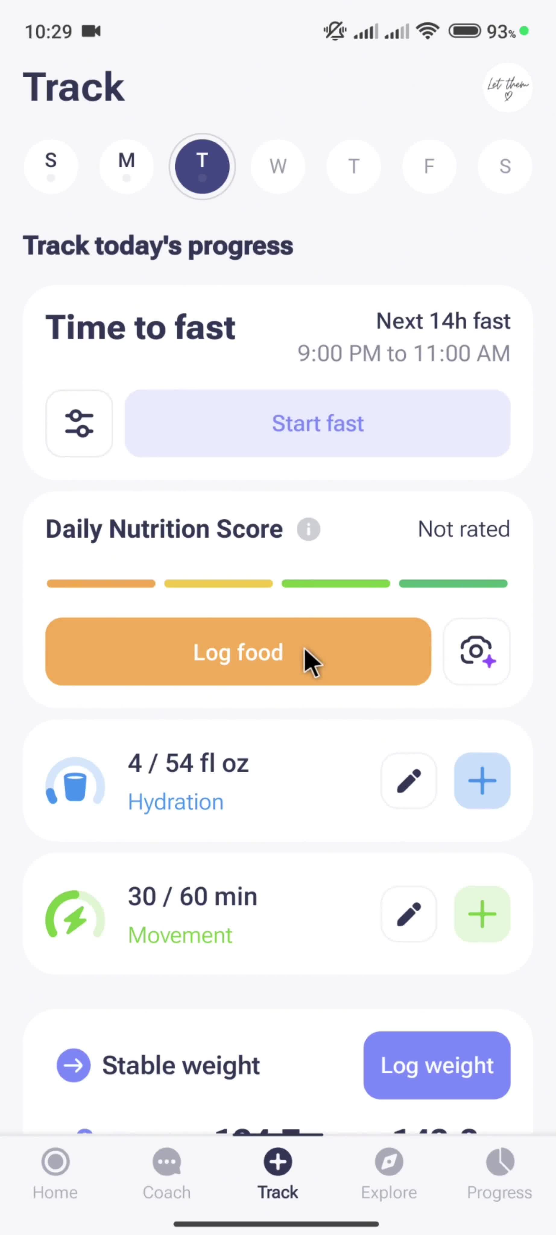 Logging your food on Simple: Weight Loss Coach video thumbnail