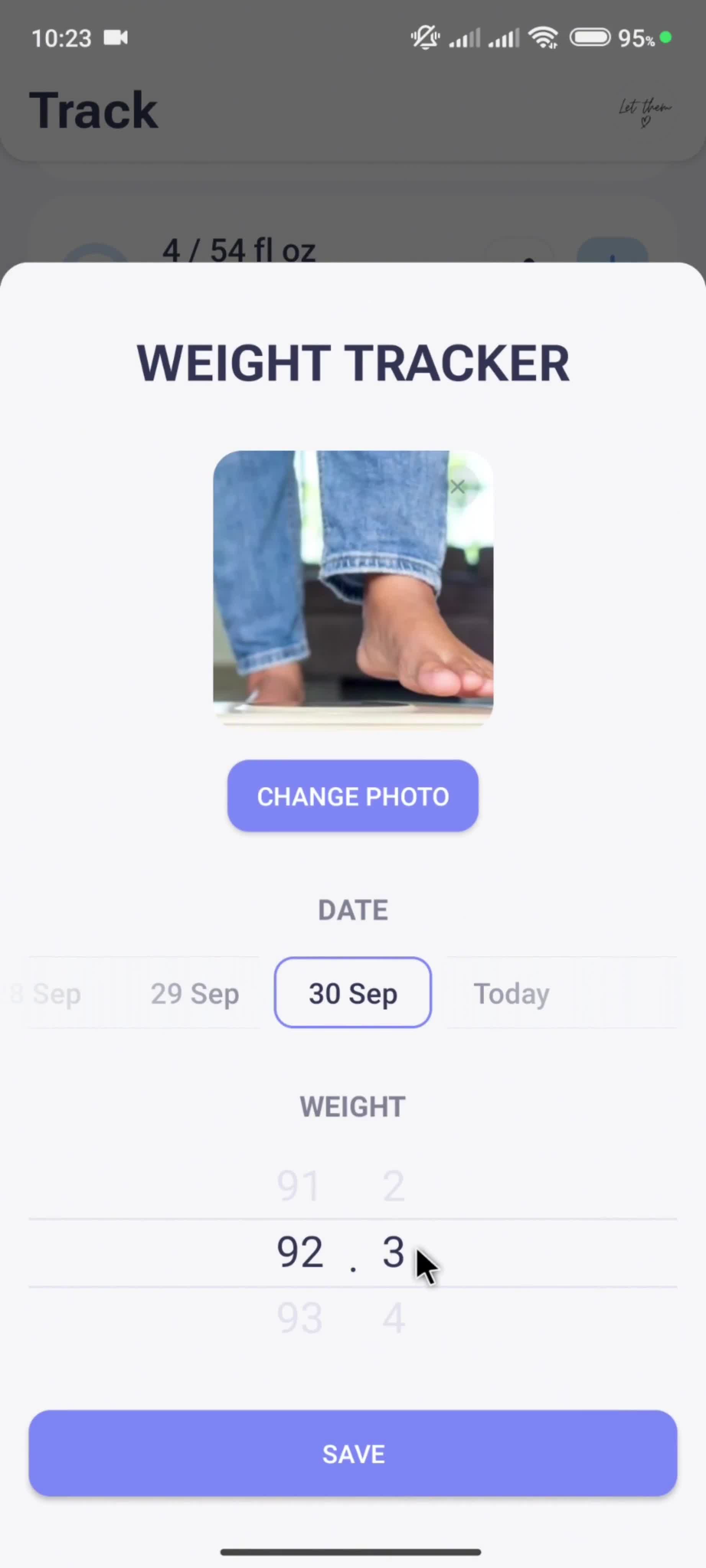 Logging your weight on Simple: Weight Loss Coach video thumbnail