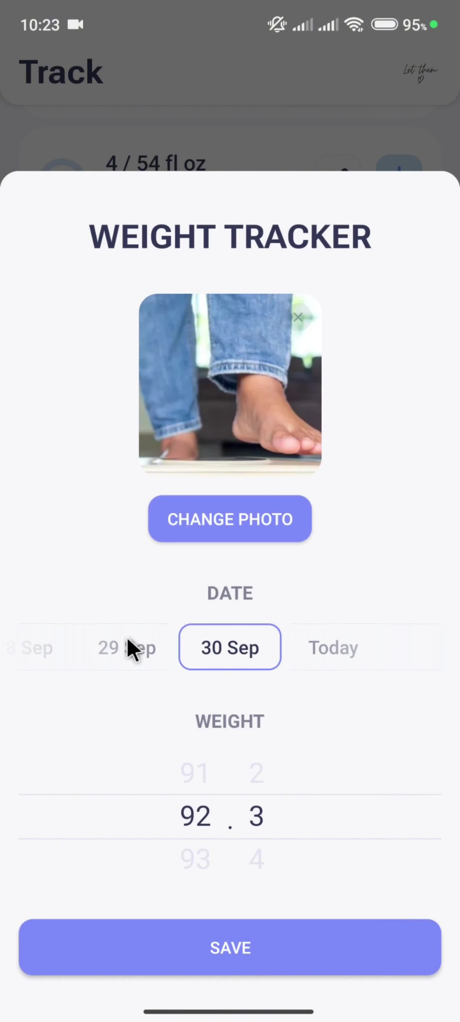 Logging your weight on Simple: Weight Loss Coach video thumbnail