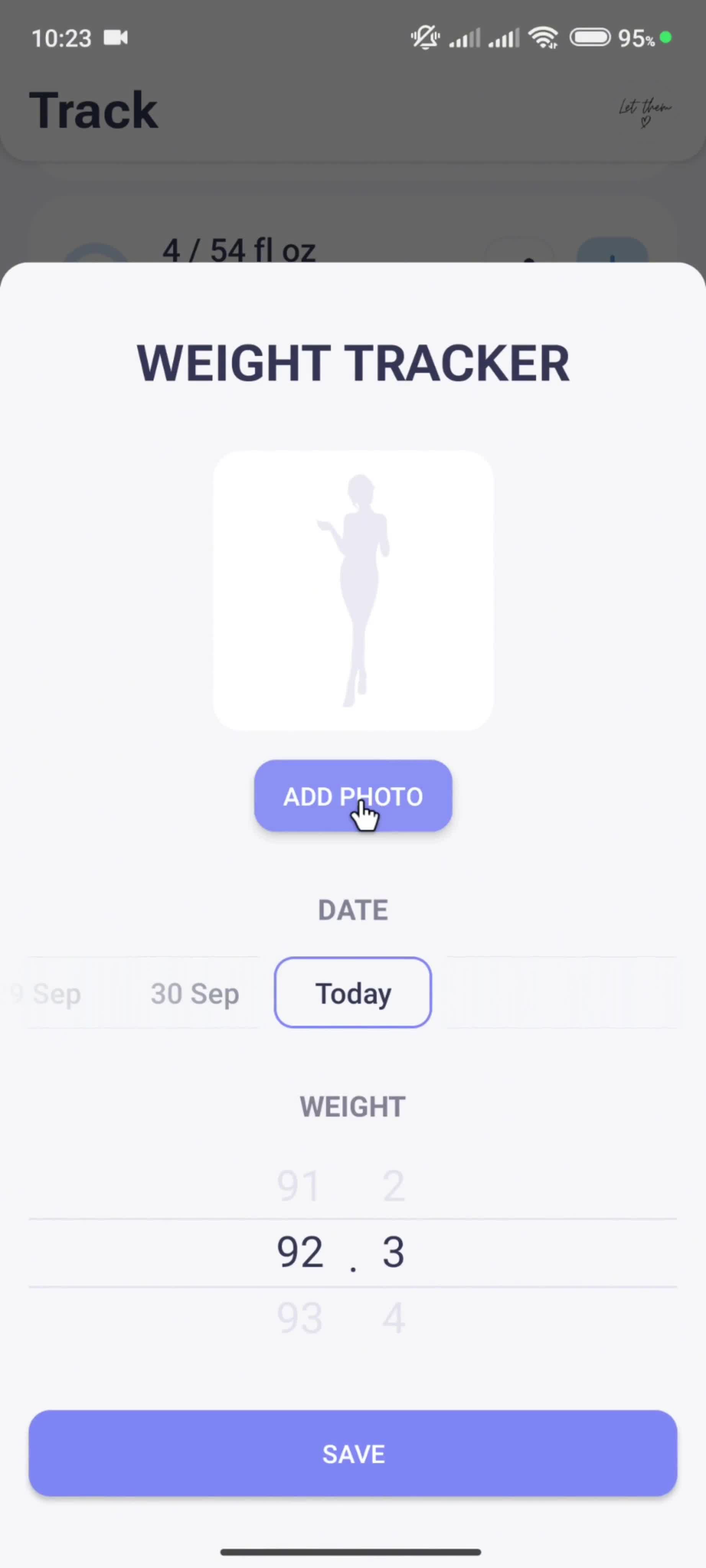 Logging your weight on Simple: Weight Loss Coach video thumbnail