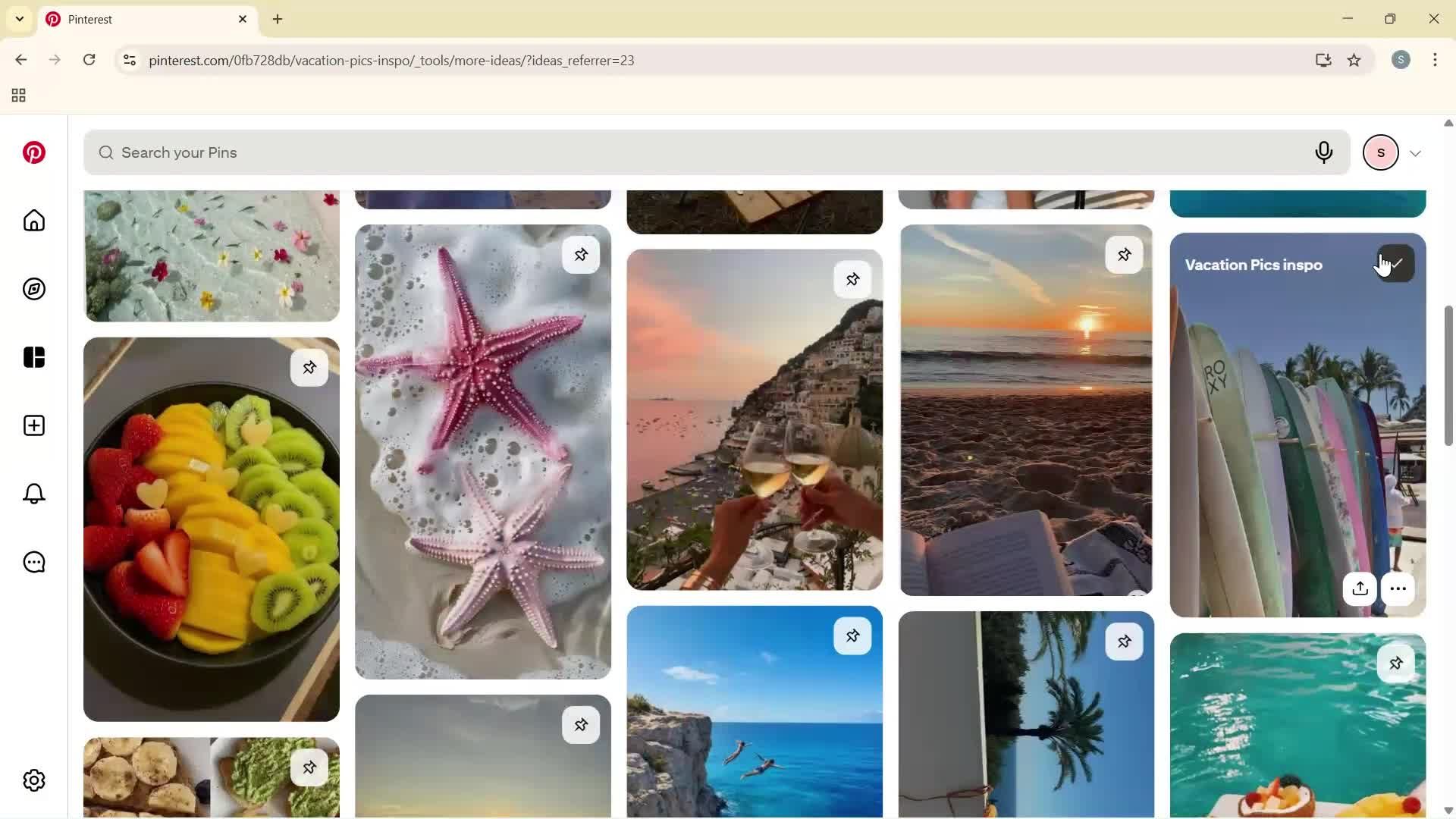Creating a board screenshot