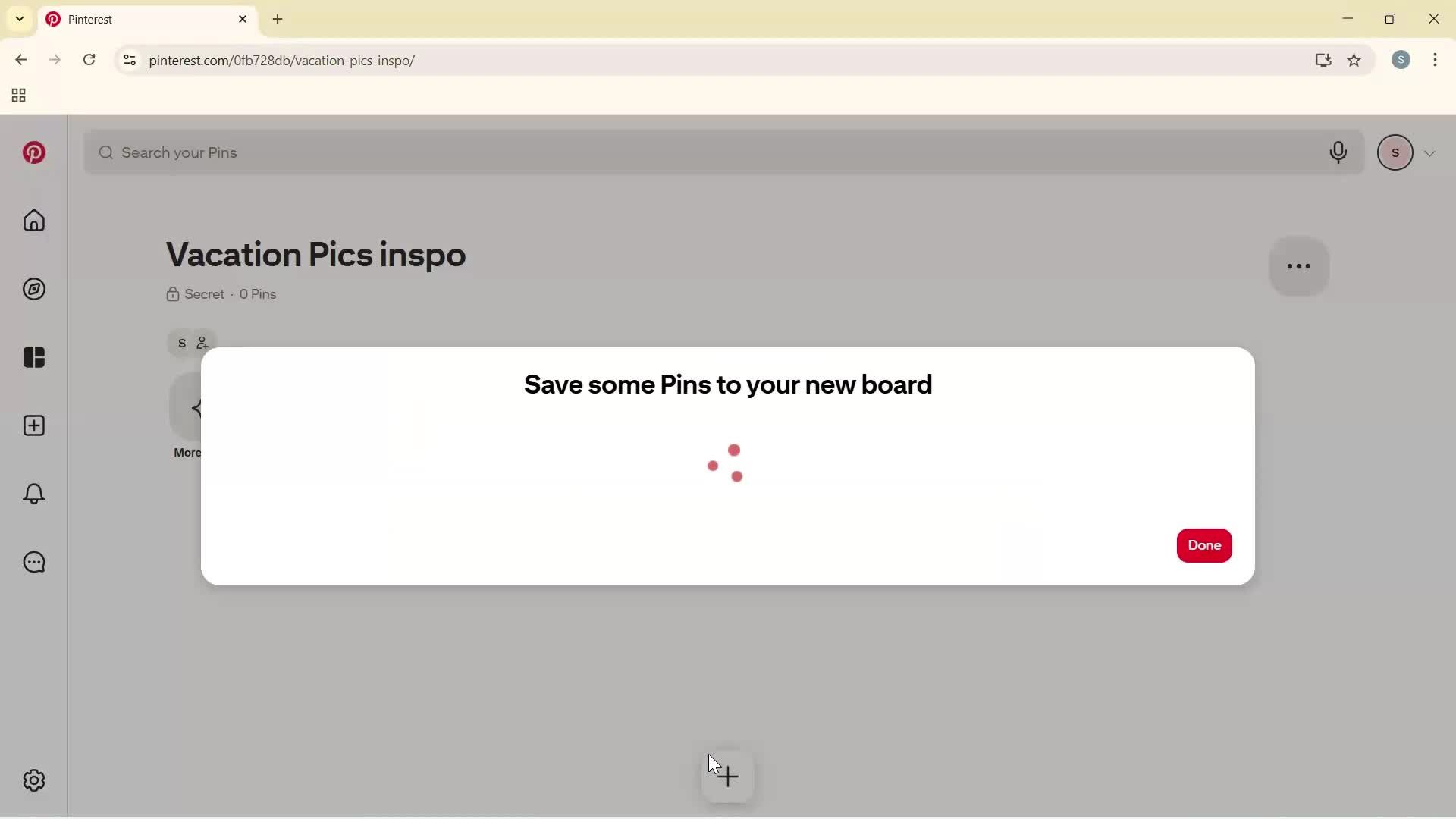 Creating a board screenshot