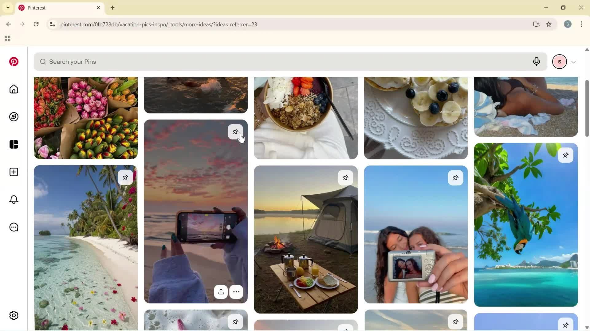 Creating a board screenshot