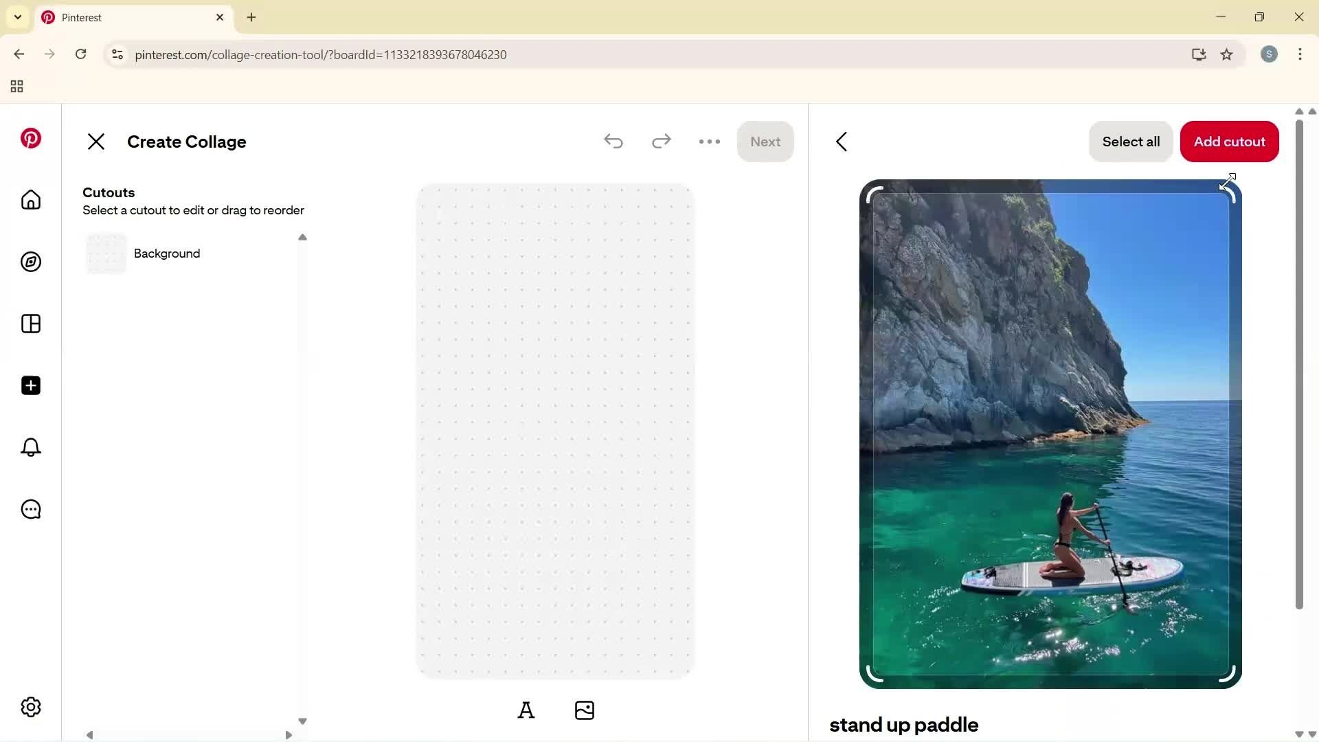 Creating a board screenshot