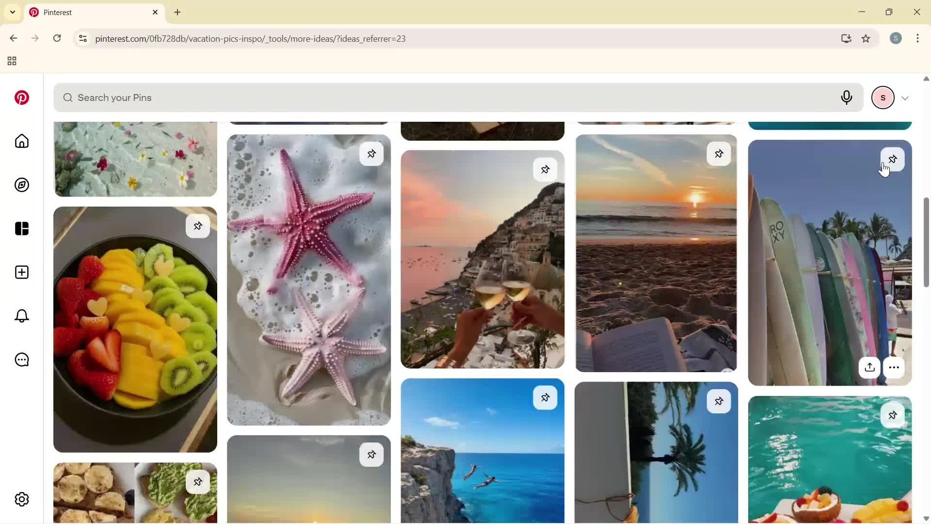 Creating a board screenshot