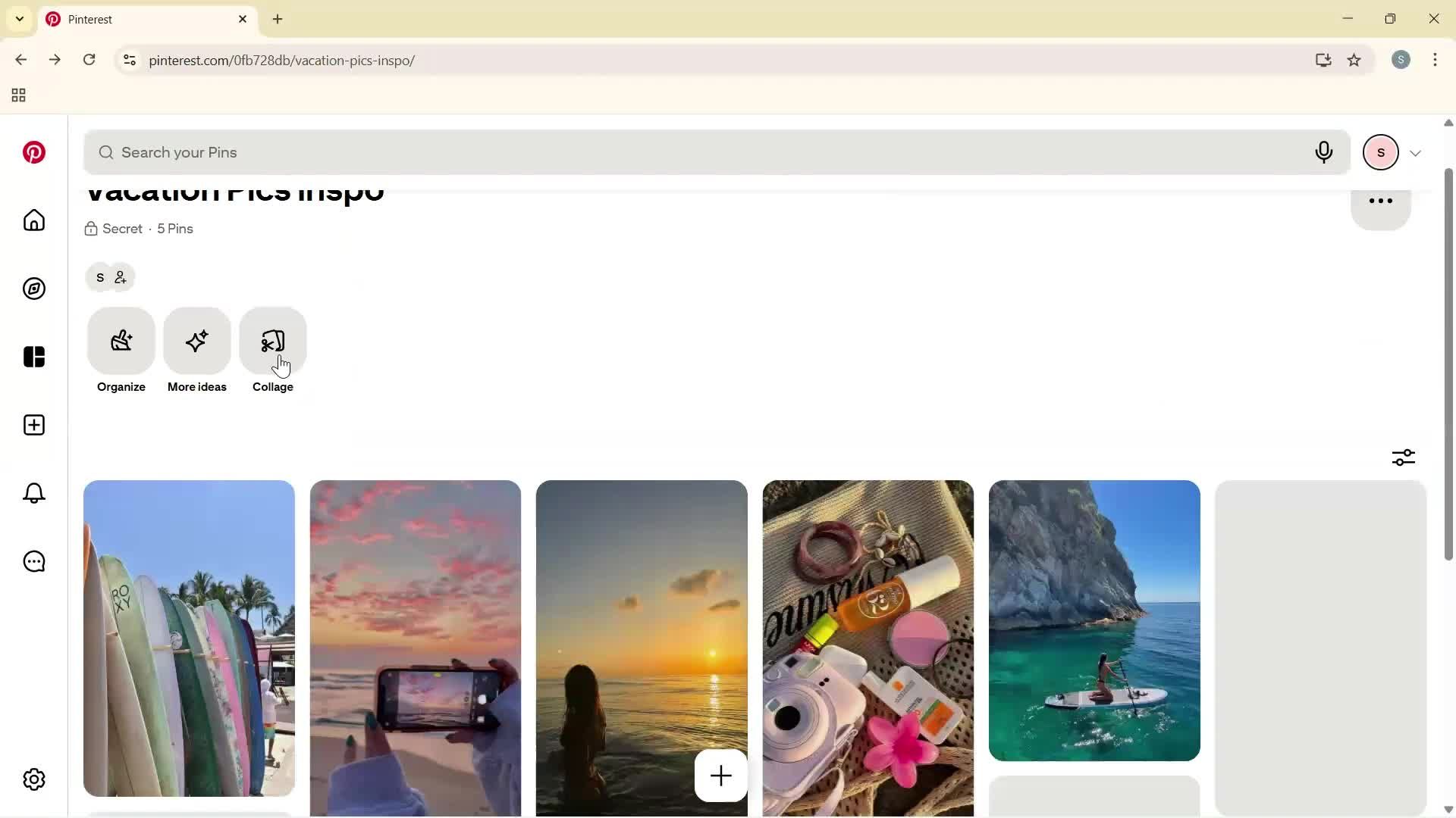 Creating a board screenshot
