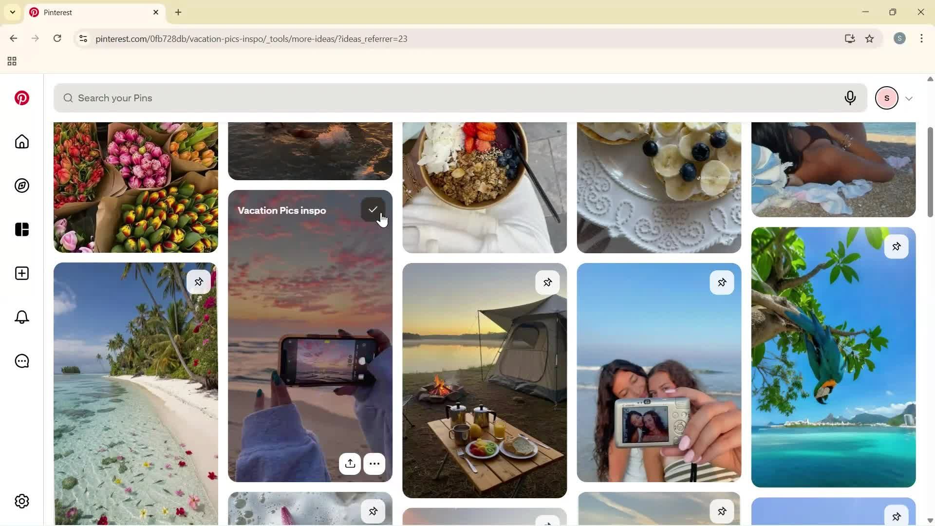 Creating a board screenshot