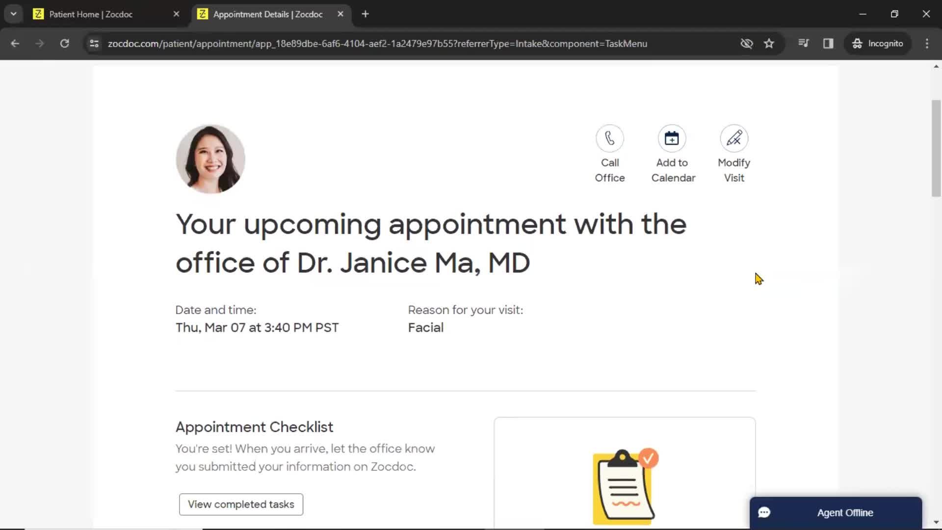 Booking an appointment on Zocdoc video thumbnail