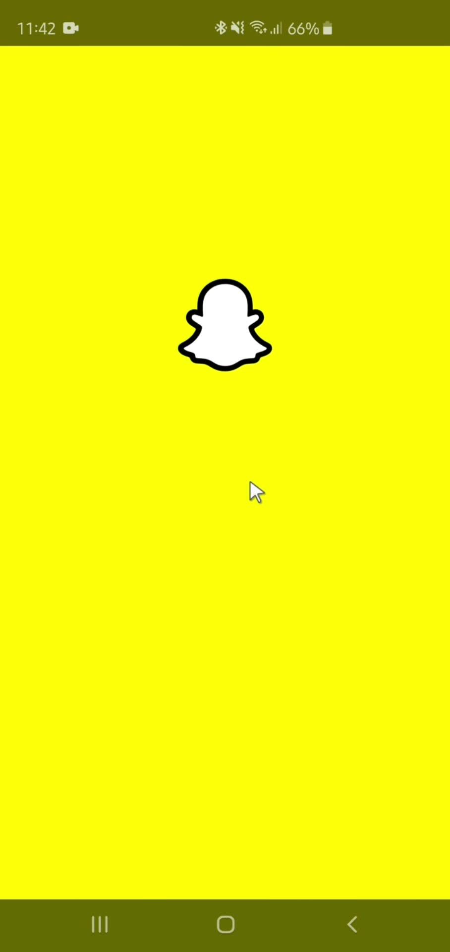 Settings on Snapchat video thumbnail