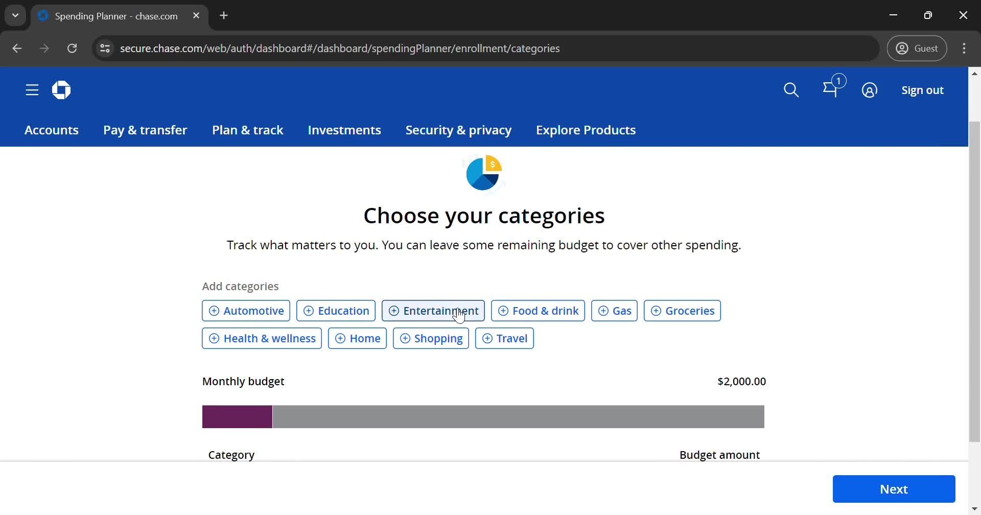 Spendings on Chase video thumbnail