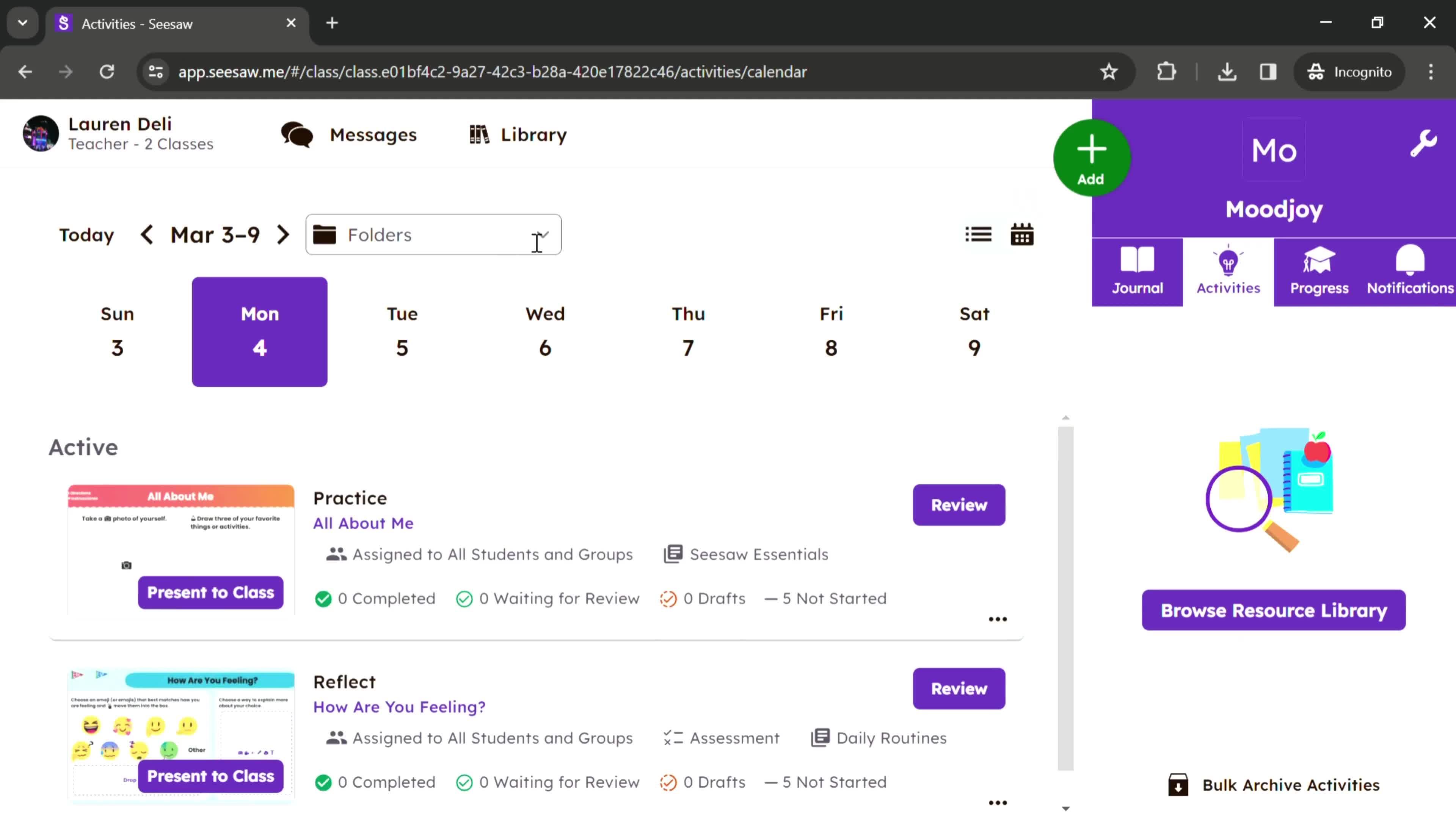 Managing activities on Seesaw video thumbnail