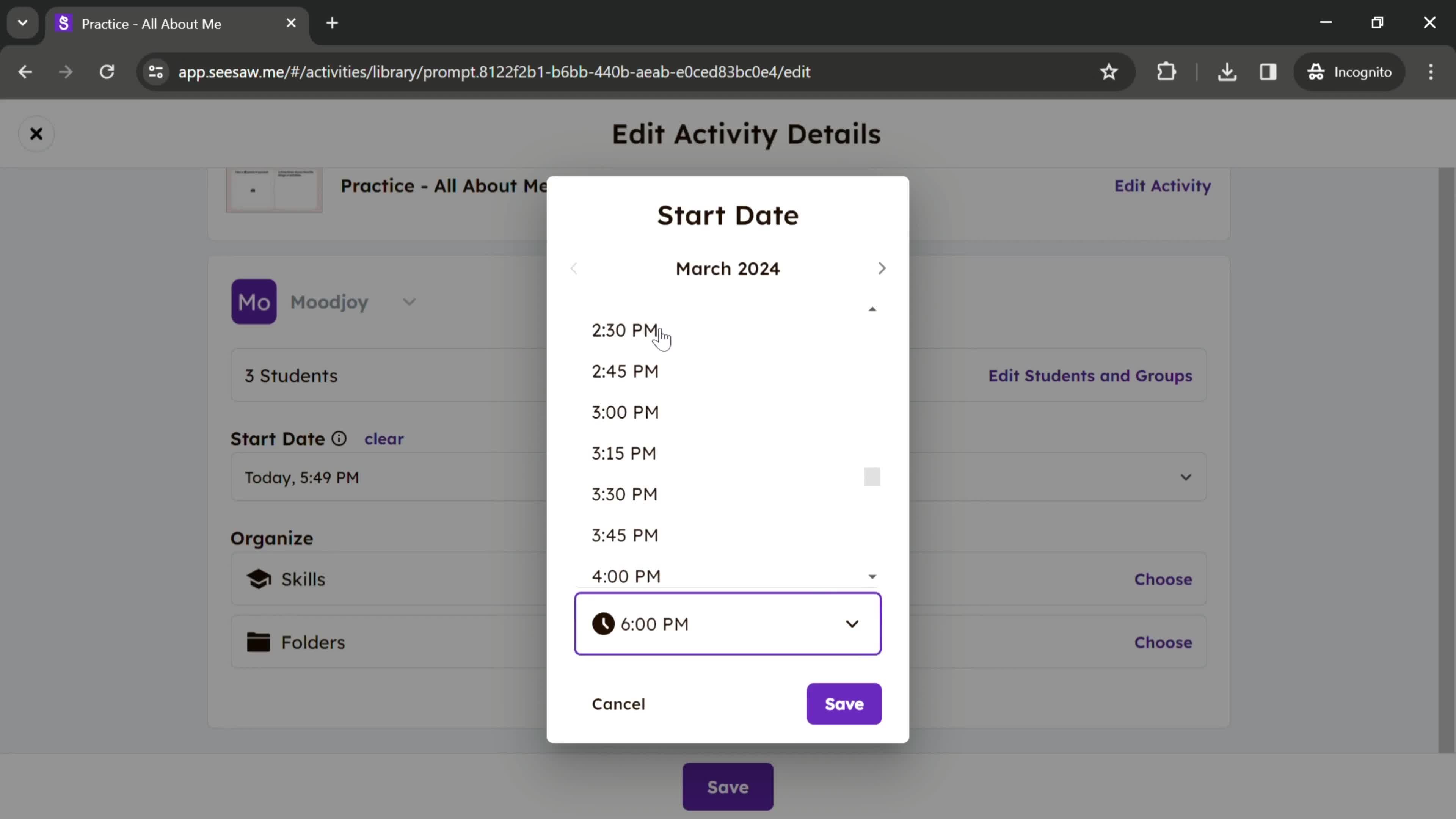 Managing activities on Seesaw video thumbnail