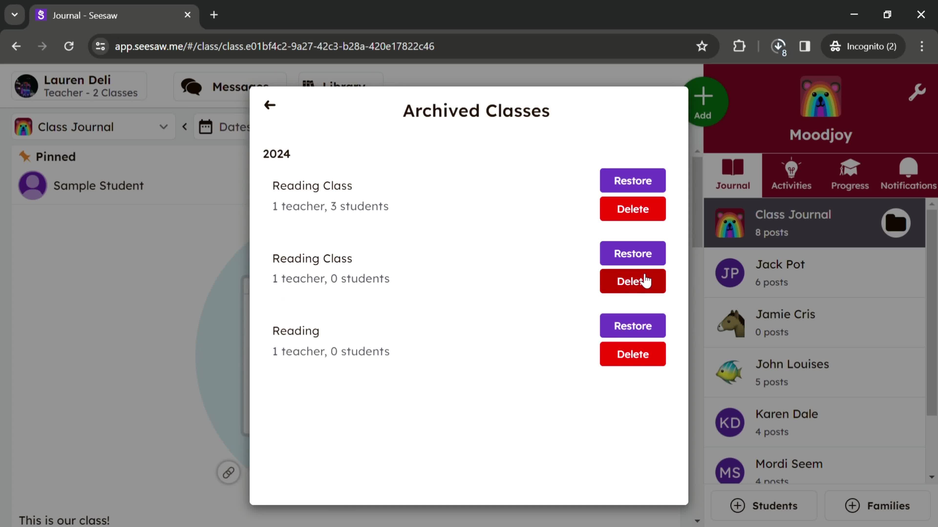 Managing archived classes on Seesaw video thumbnail