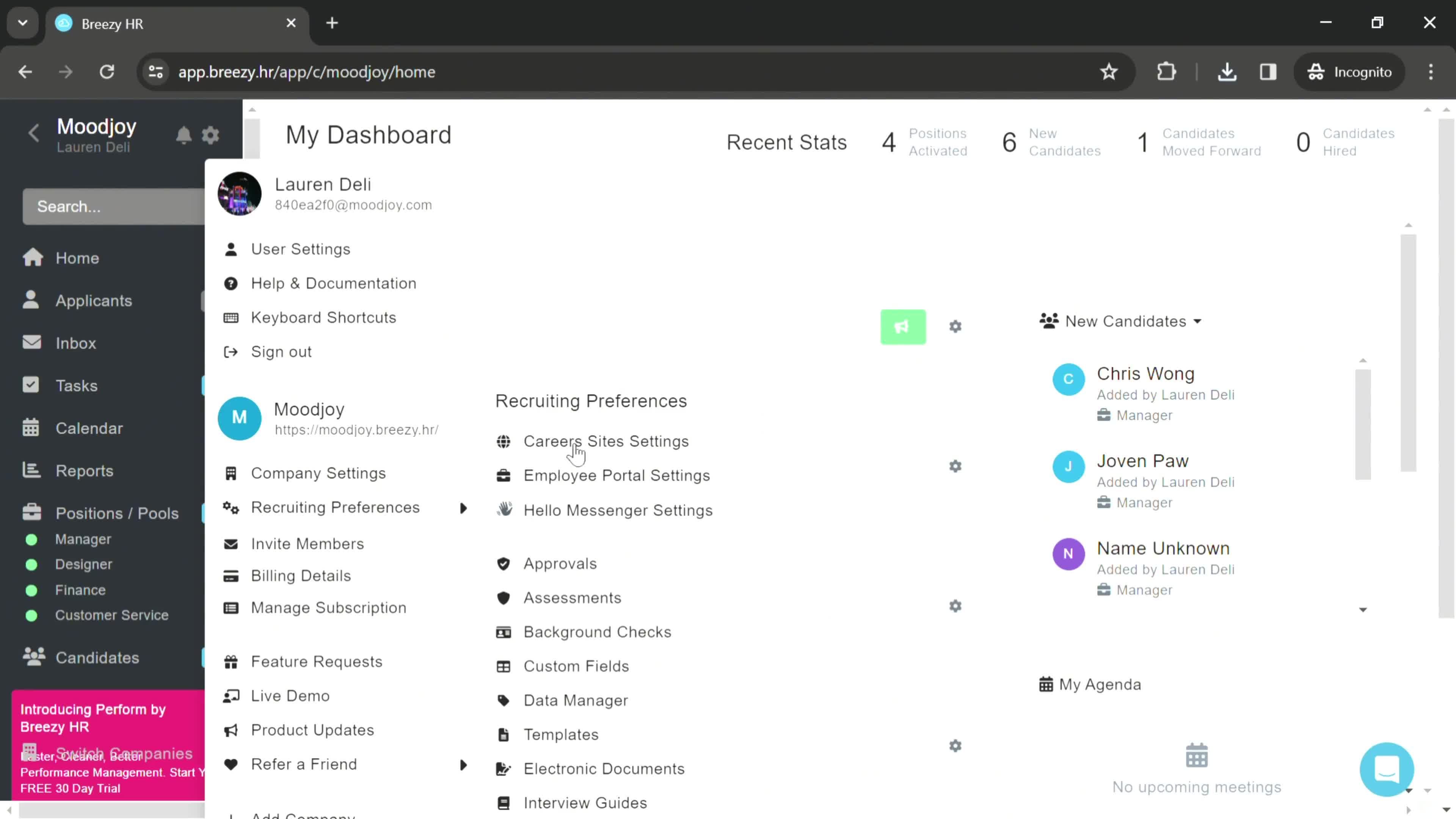 Careers site settings on Breezy HR video thumbnail