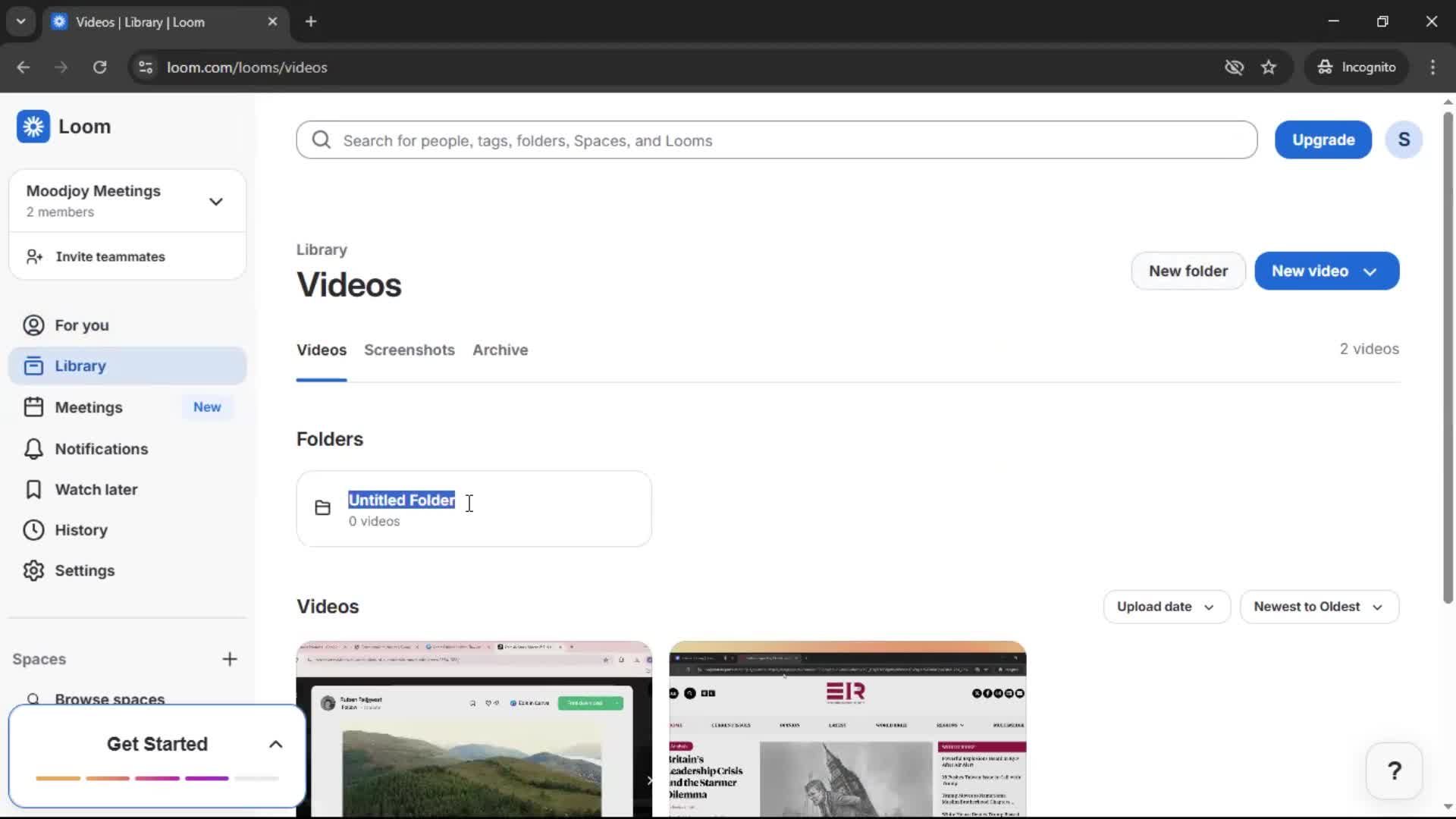 Managing files on Loom video thumbnail