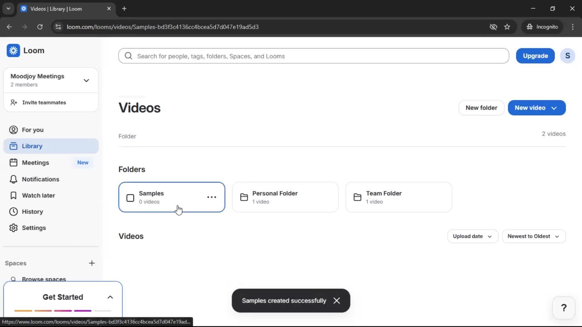 Managing files screenshot