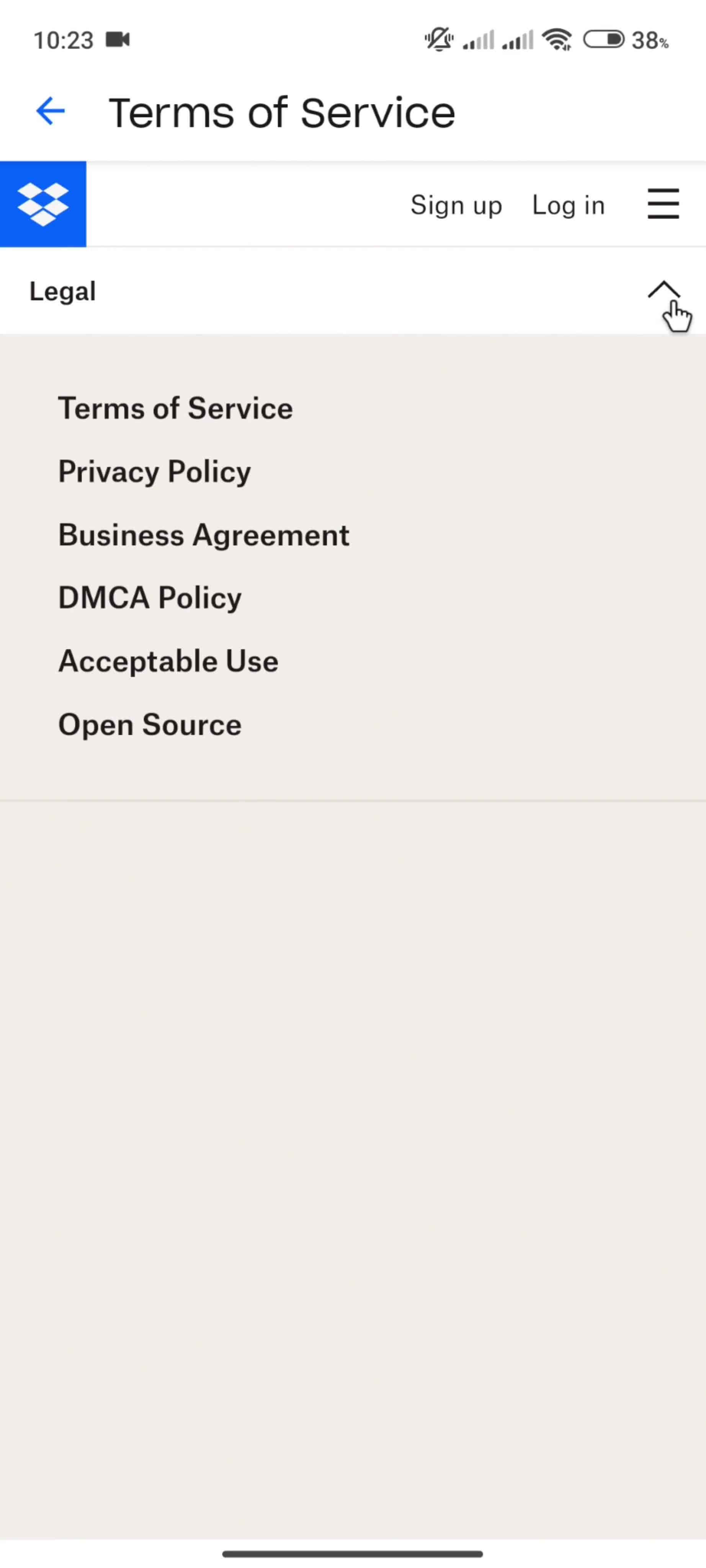 Settings screenshot