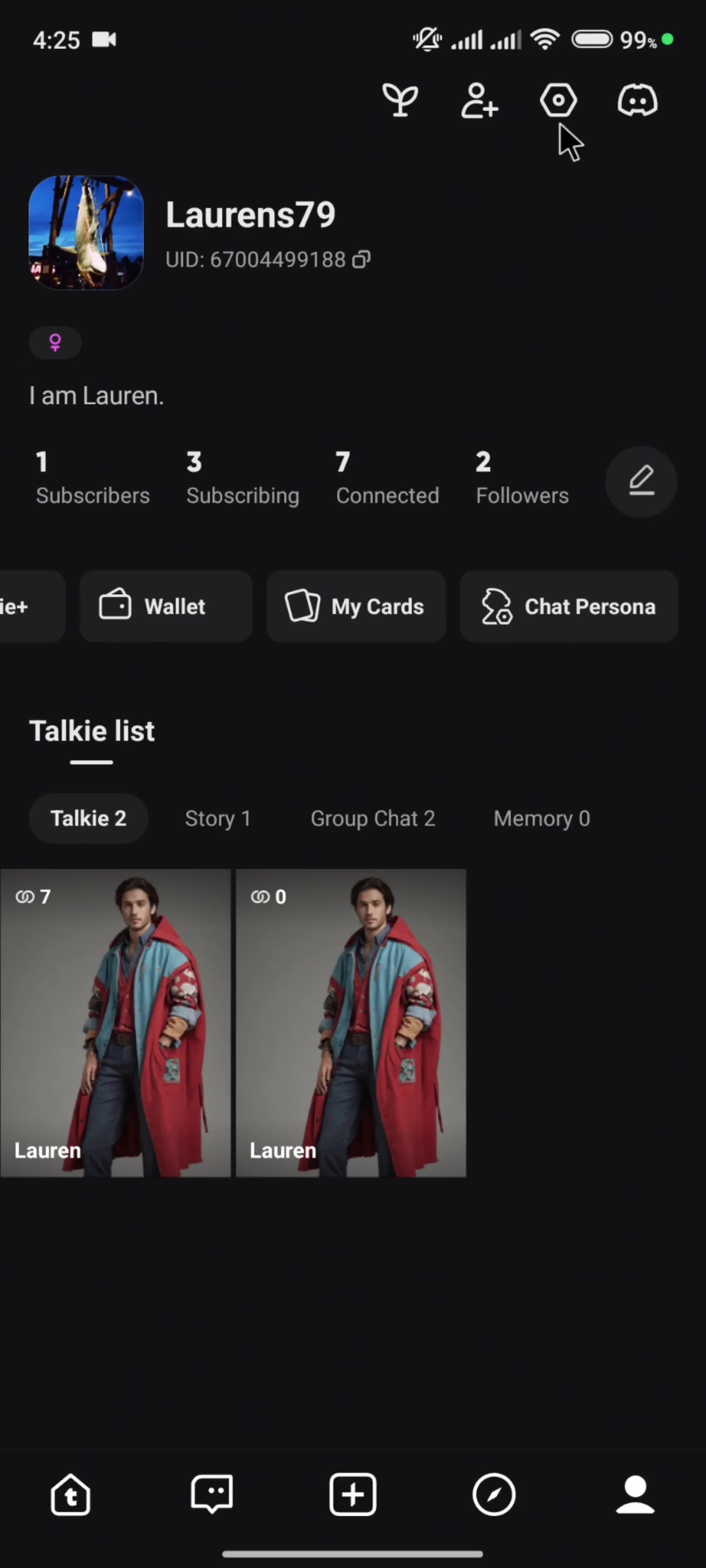 Settings screenshot