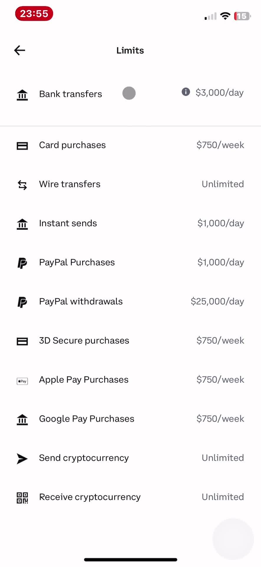 Limits on Coinbase video thumbnail