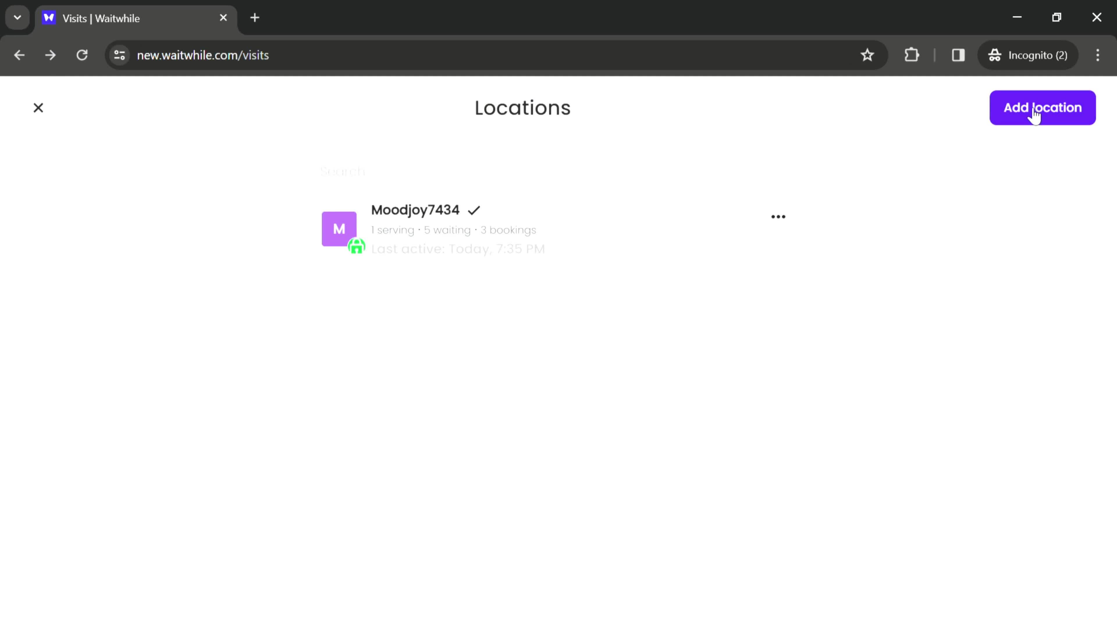 Managing locations on Waitwhile video thumbnail