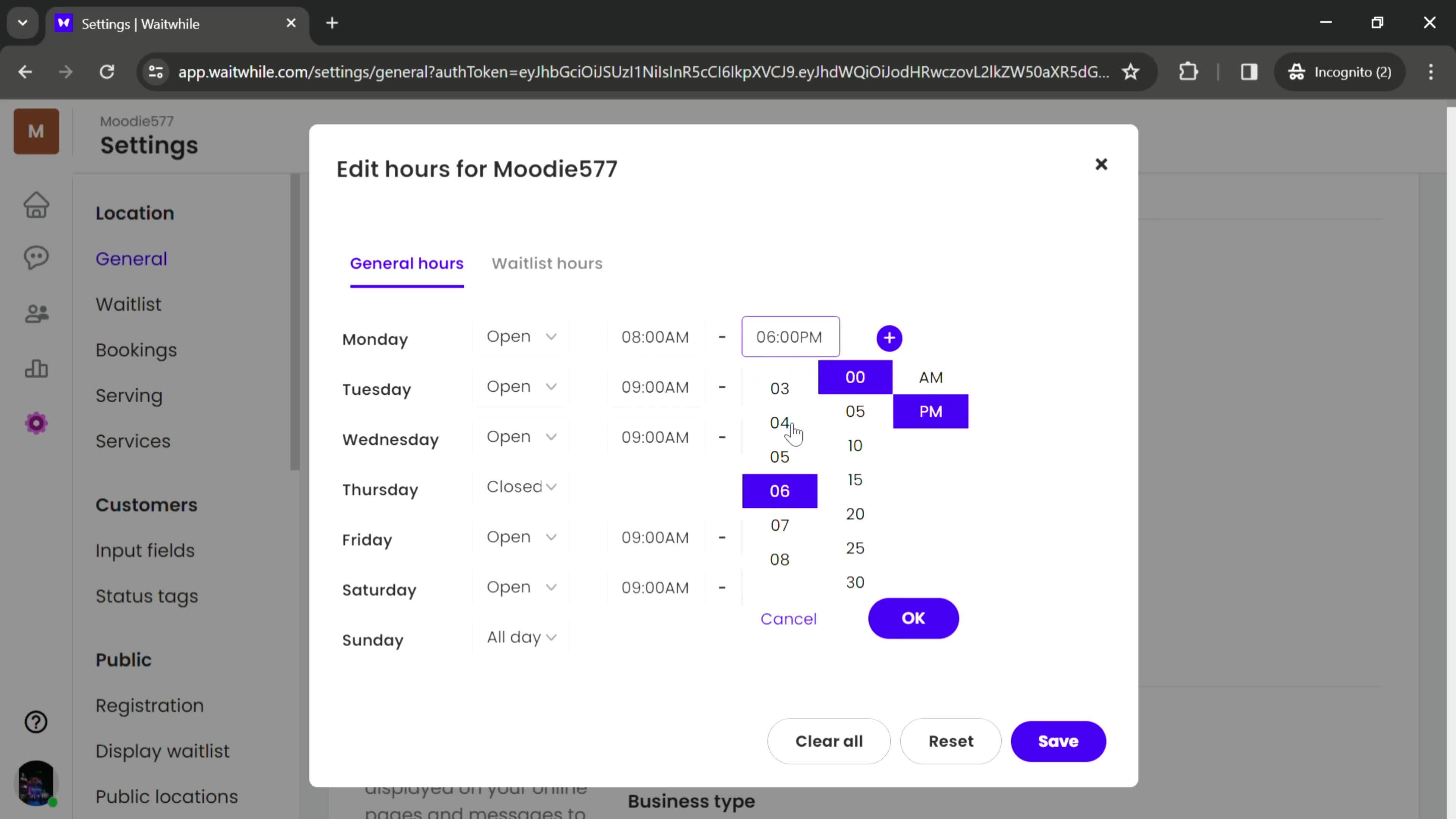 Managing locations on Waitwhile video thumbnail