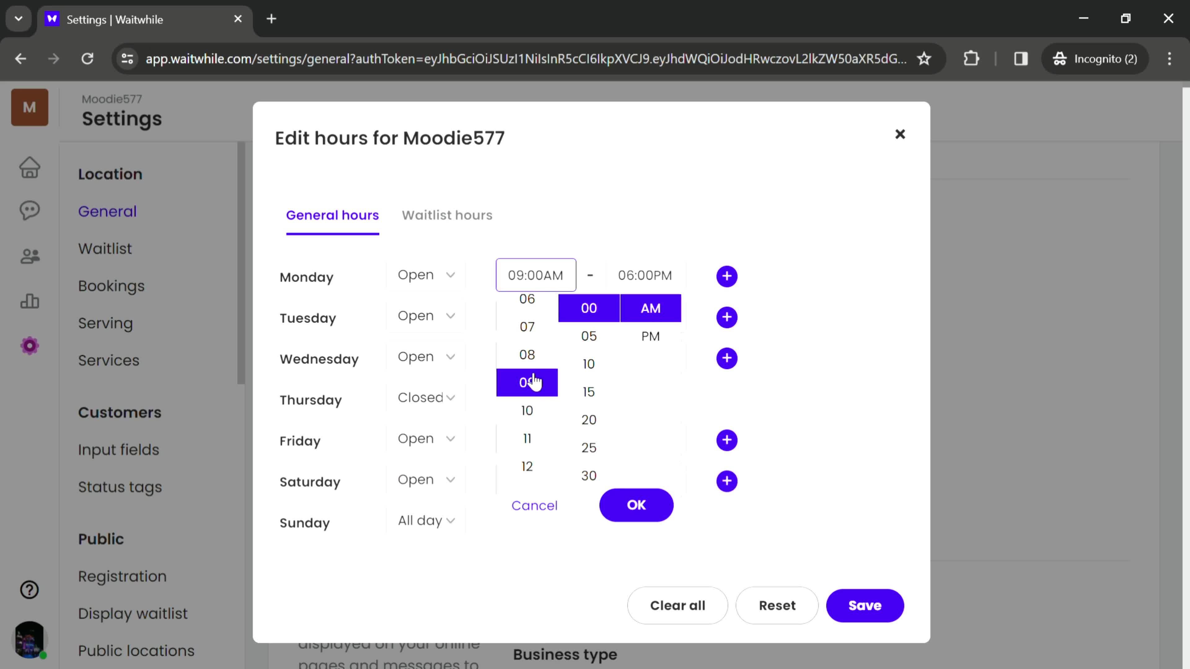 Managing locations on Waitwhile video thumbnail