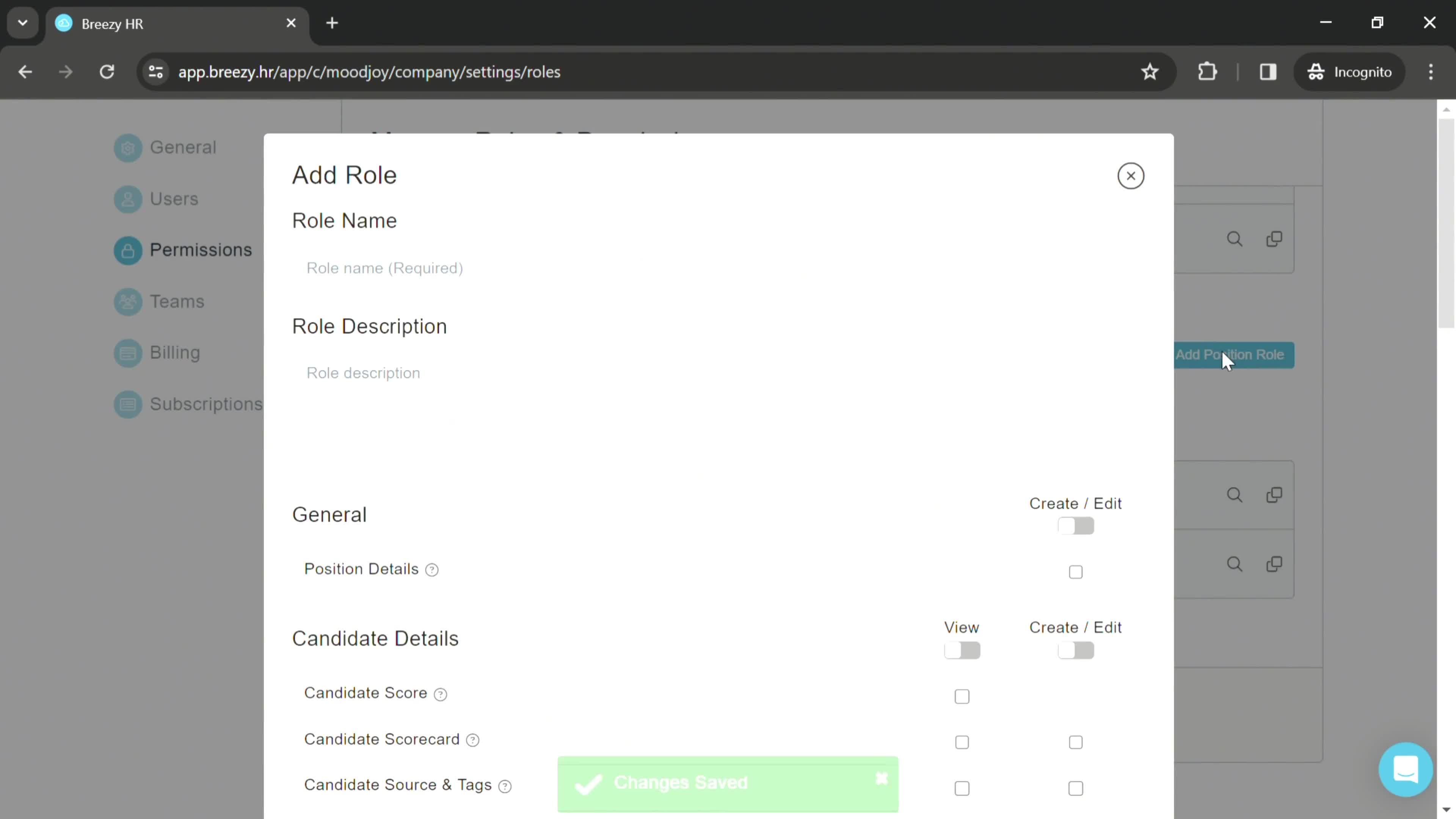 Managing roles and permissions on Breezy HR video thumbnail