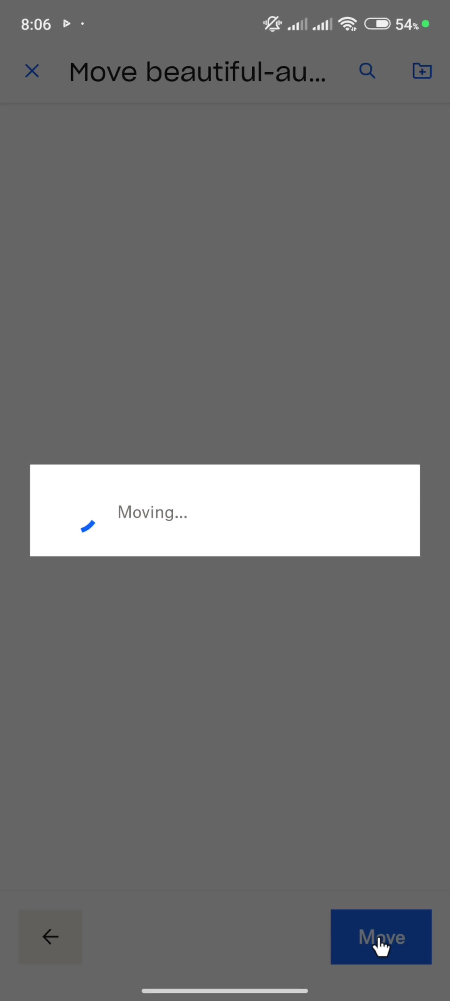 Moving a photo screenshot