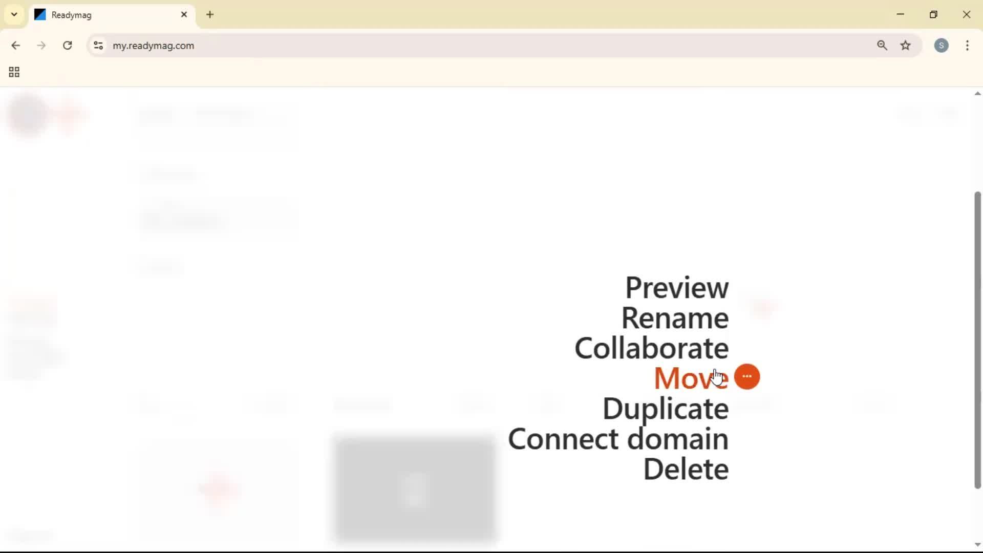 Moving files screenshot