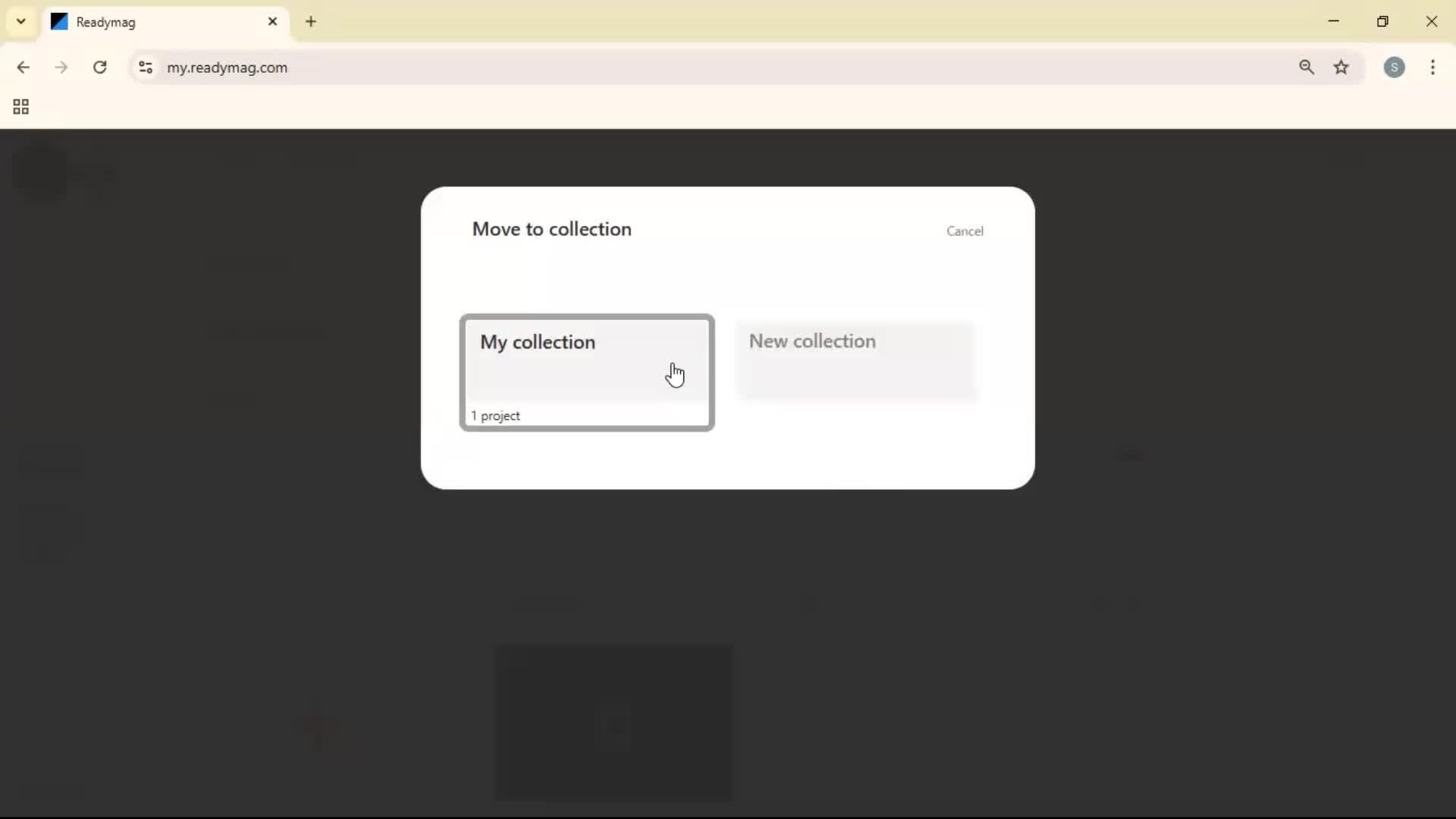 Moving files screenshot