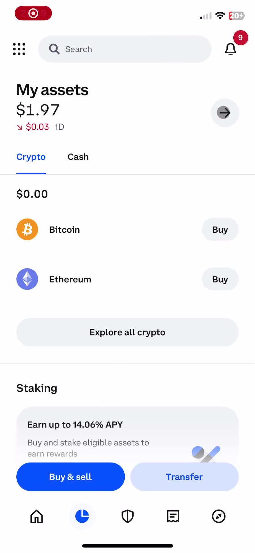 My assets on Coinbase video thumbnail