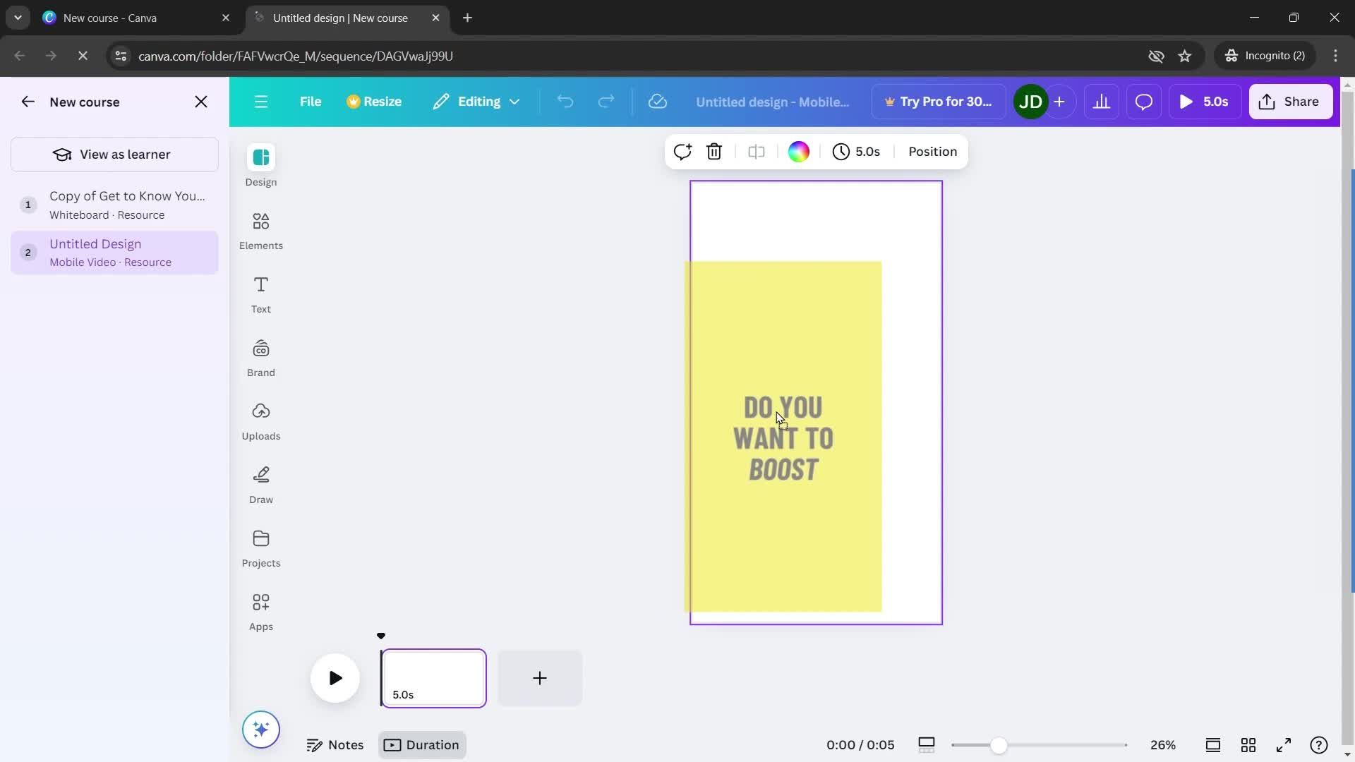 Creating a course on Canva video thumbnail