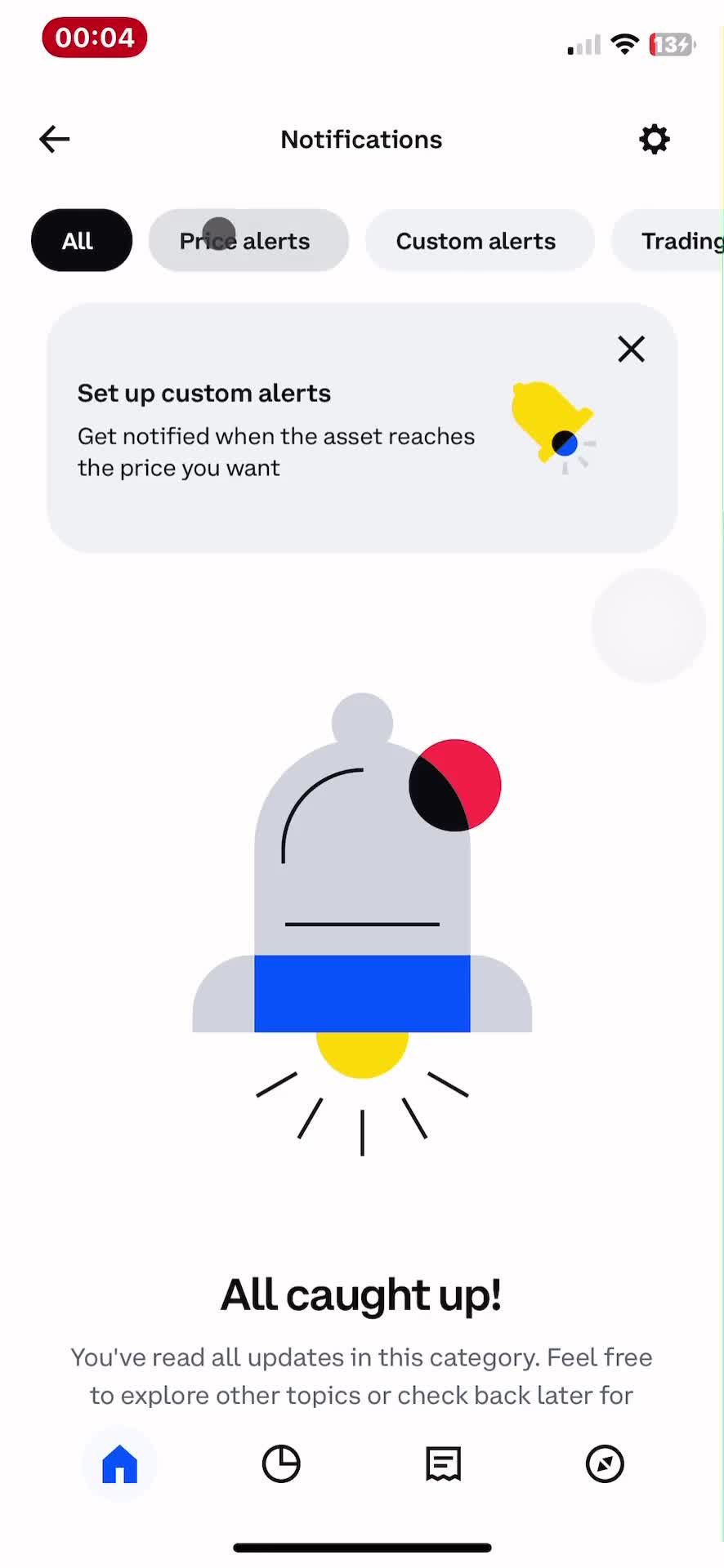 Notification settings on Coinbase video thumbnail