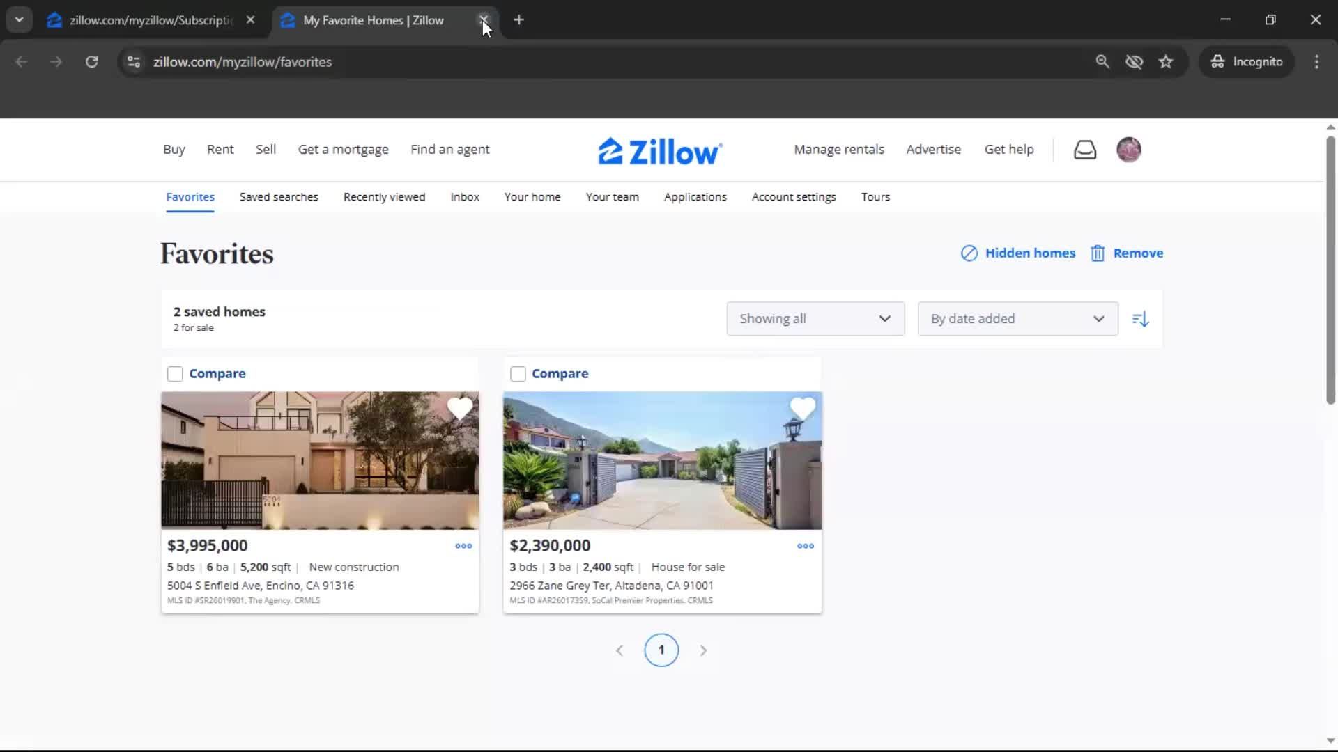 Notification settings screenshot