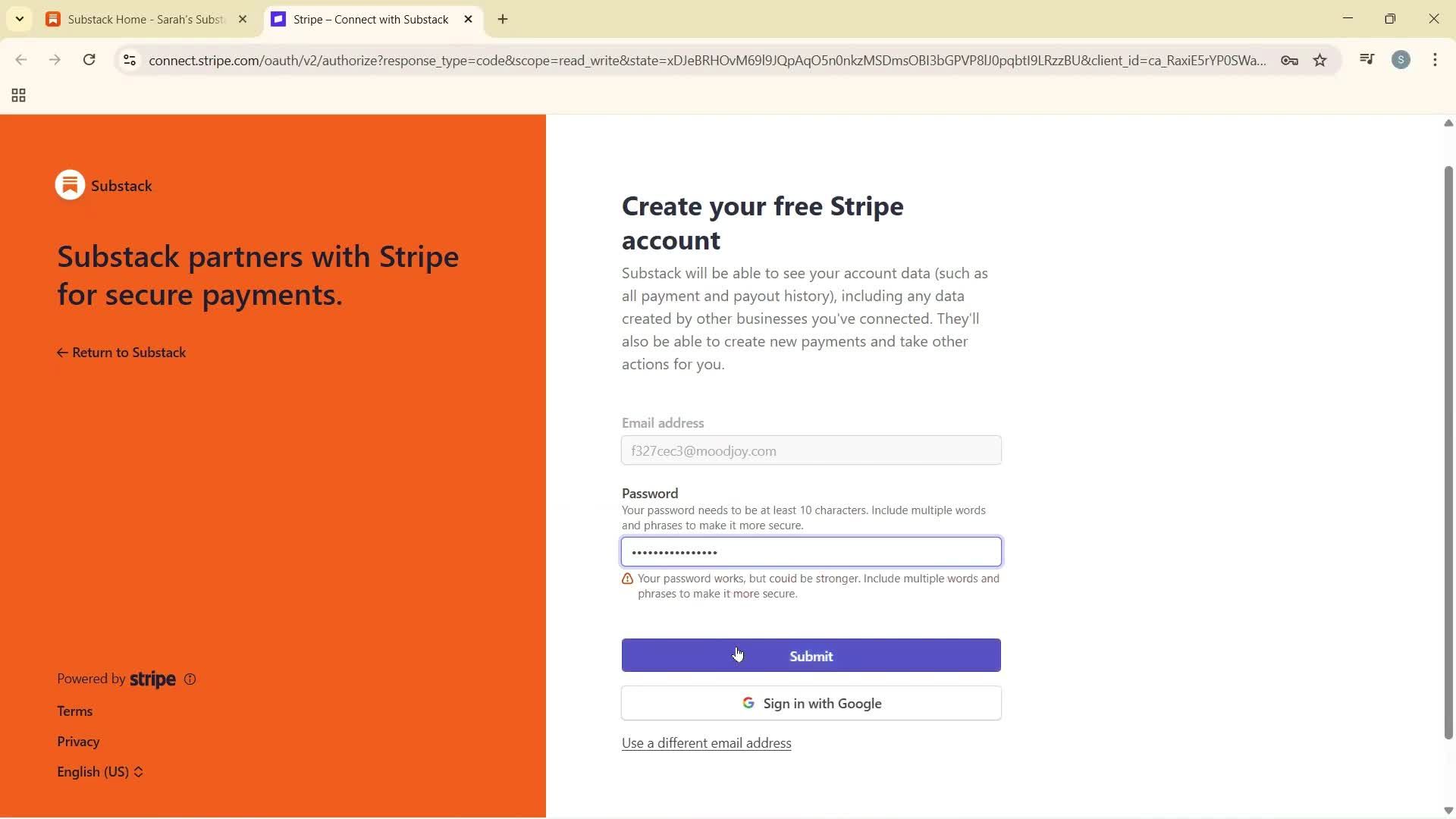 Onboarding screenshot