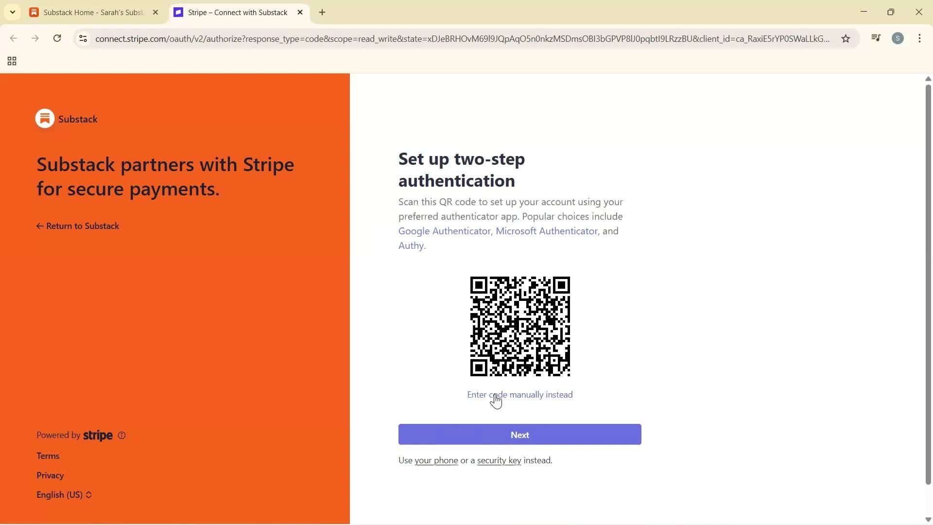 Onboarding screenshot