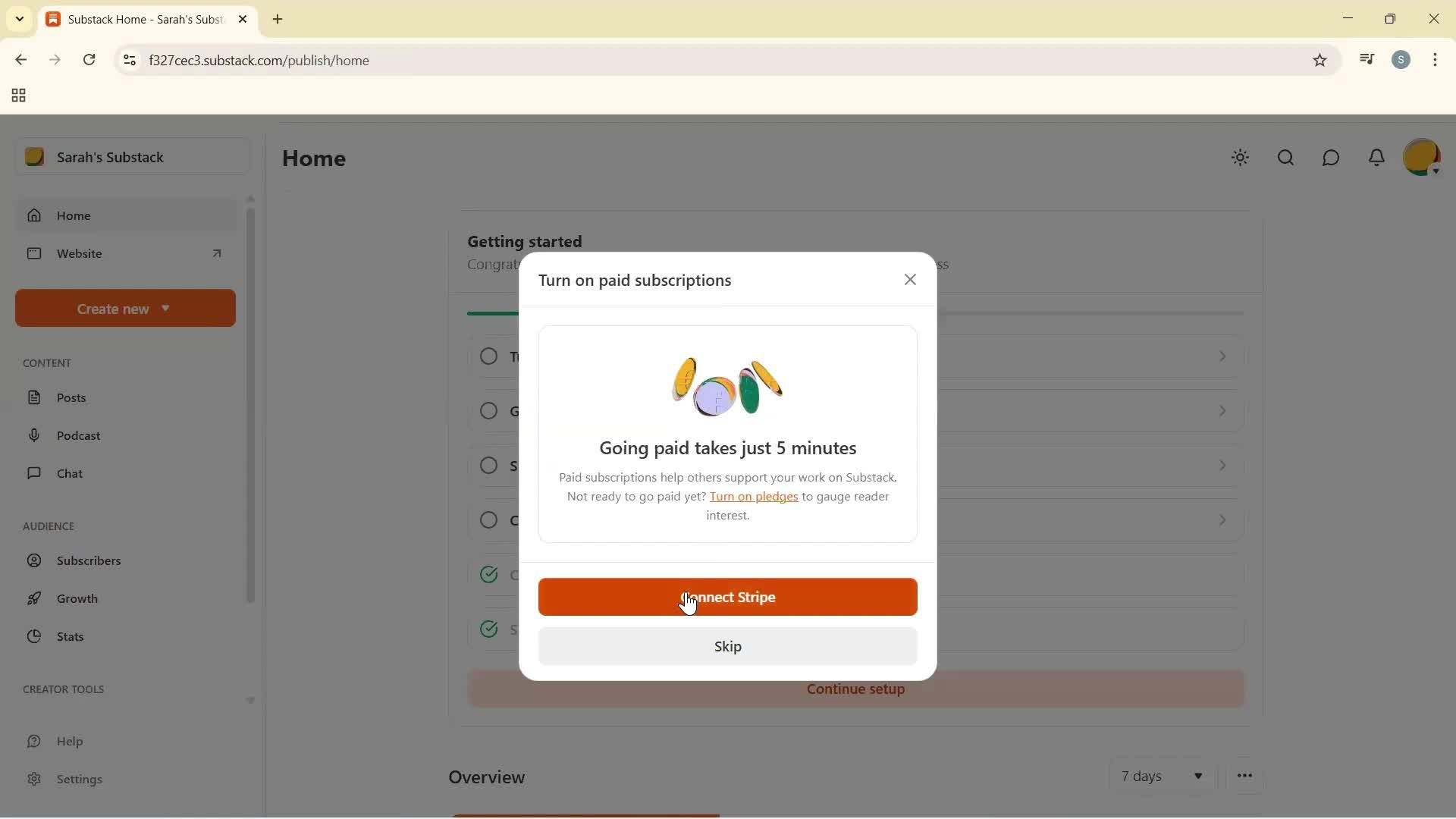 Onboarding screenshot