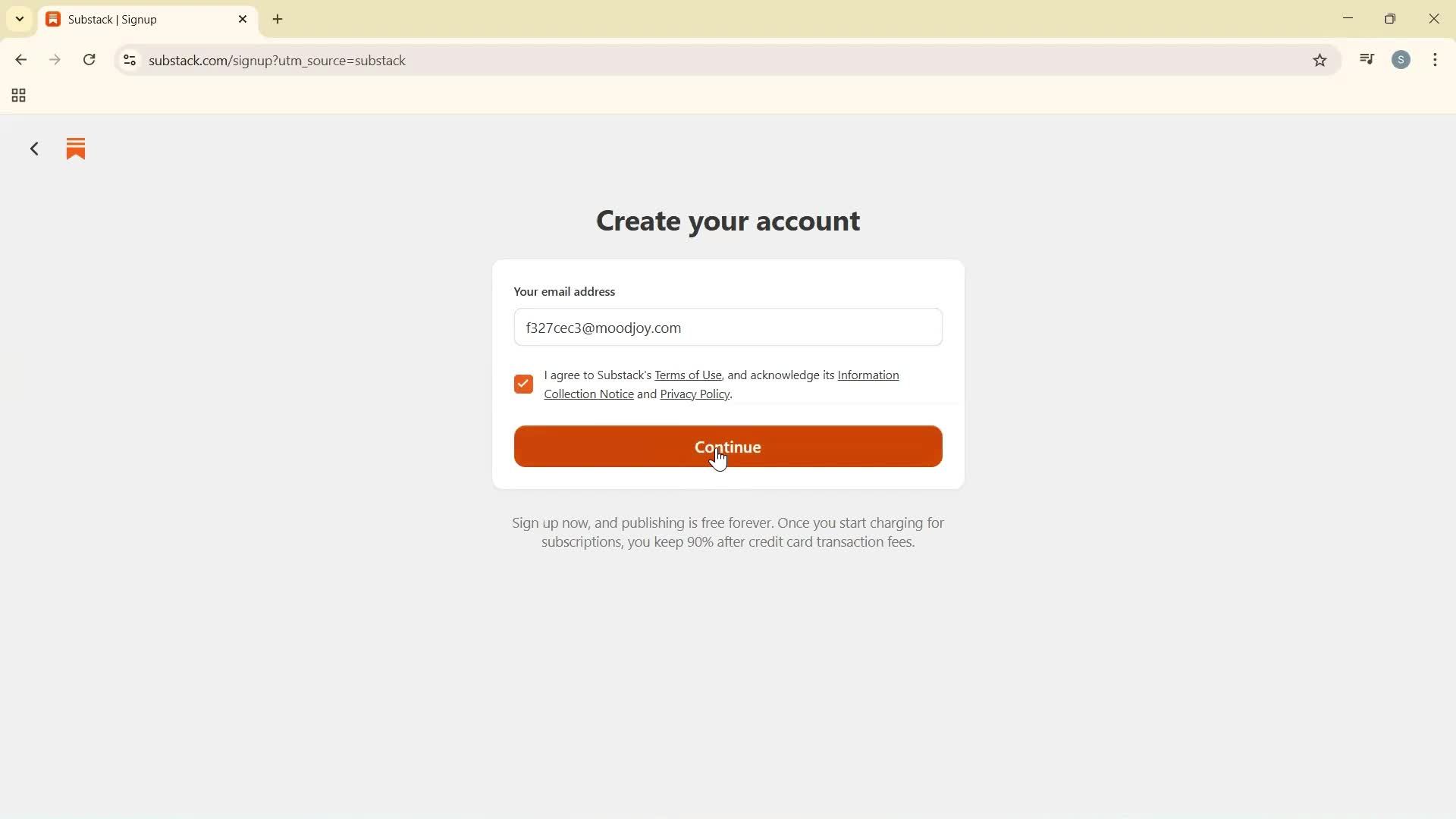 Onboarding screenshot