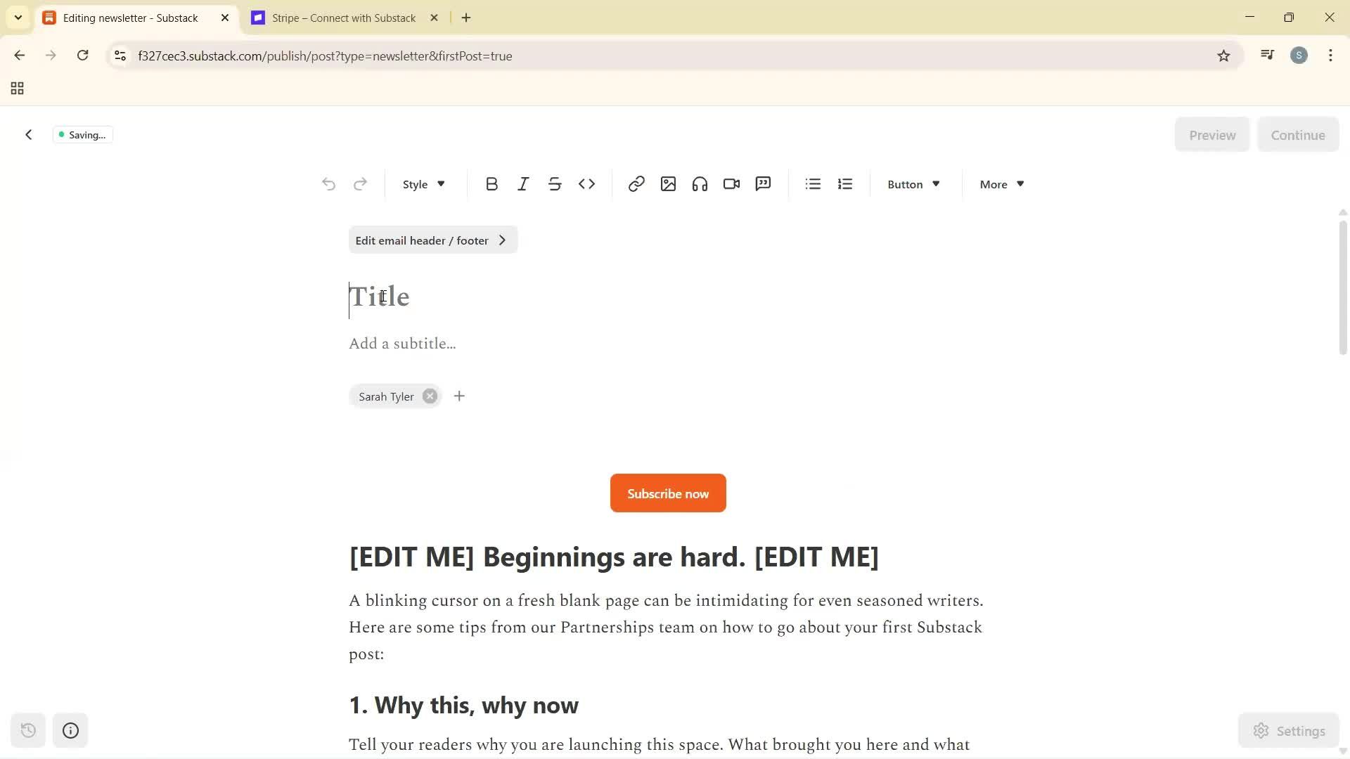 Onboarding screenshot