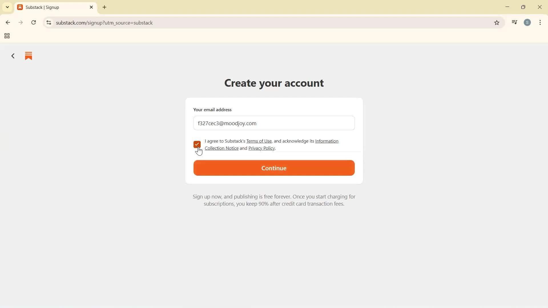 Onboarding screenshot