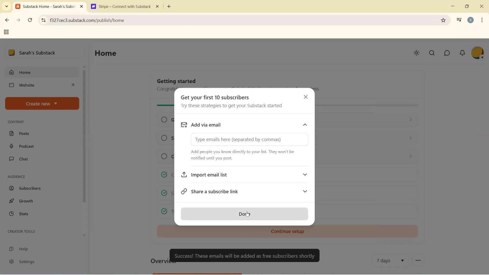 Onboarding screenshot