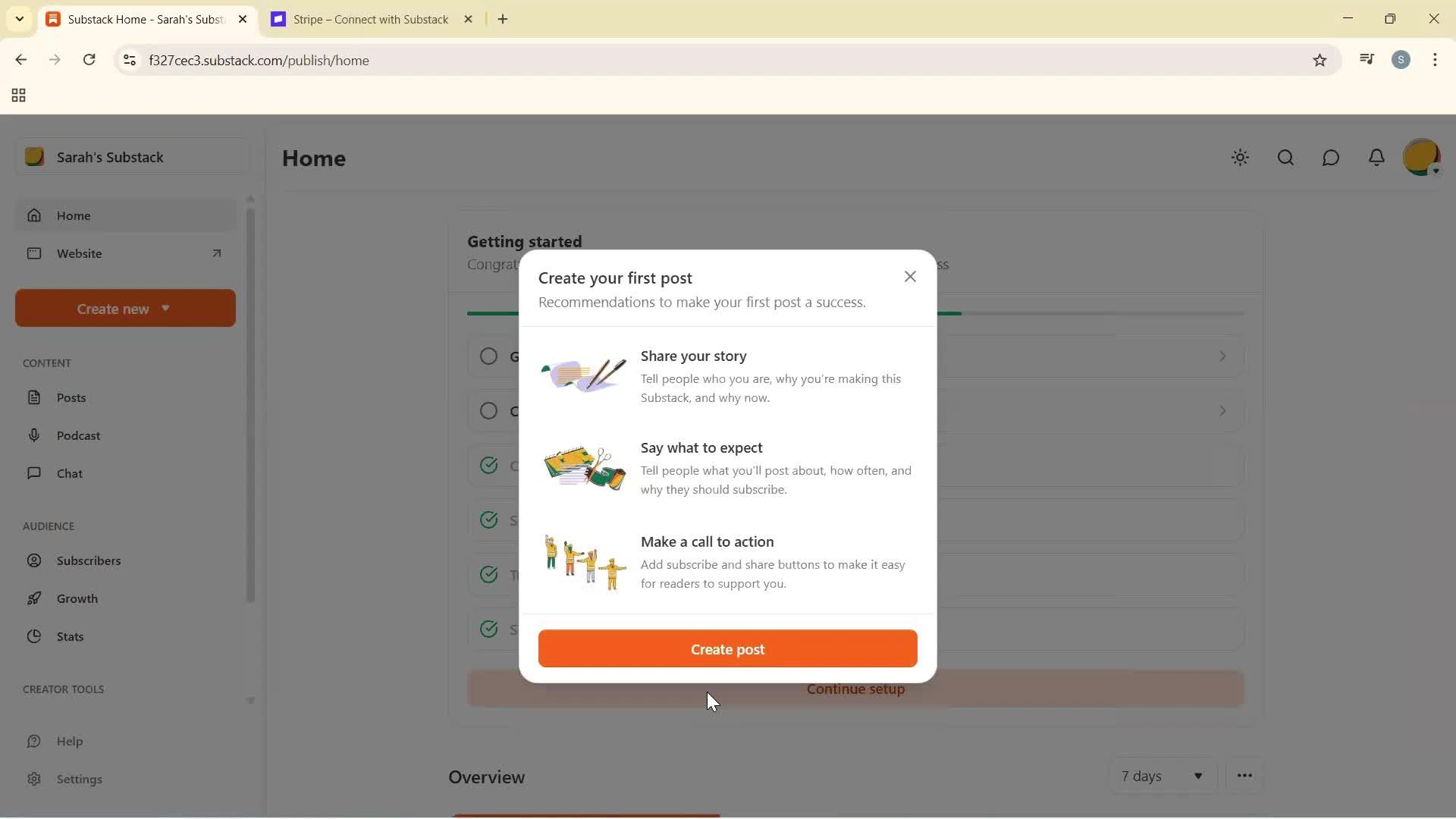 Onboarding screenshot