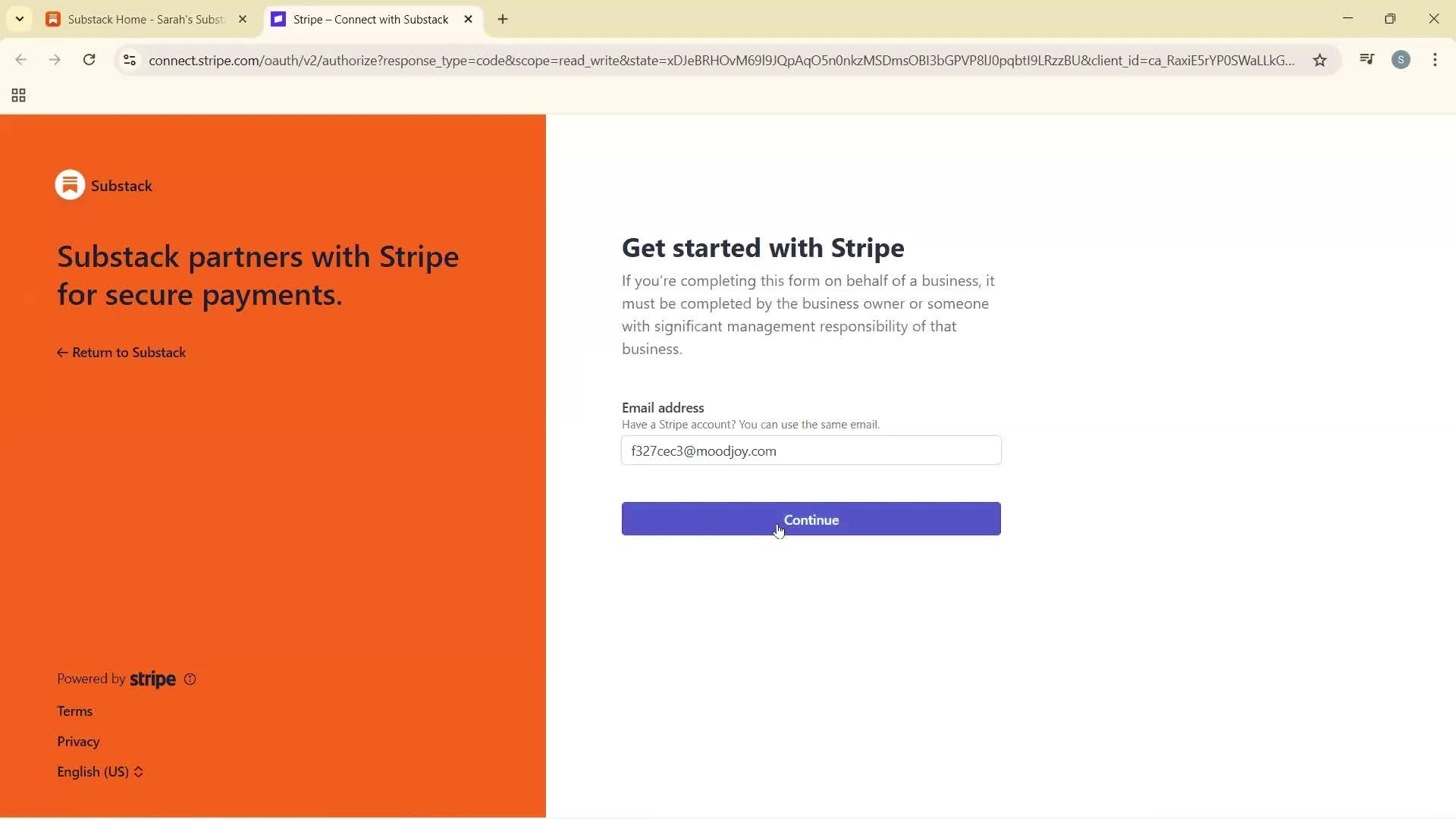 Onboarding screenshot