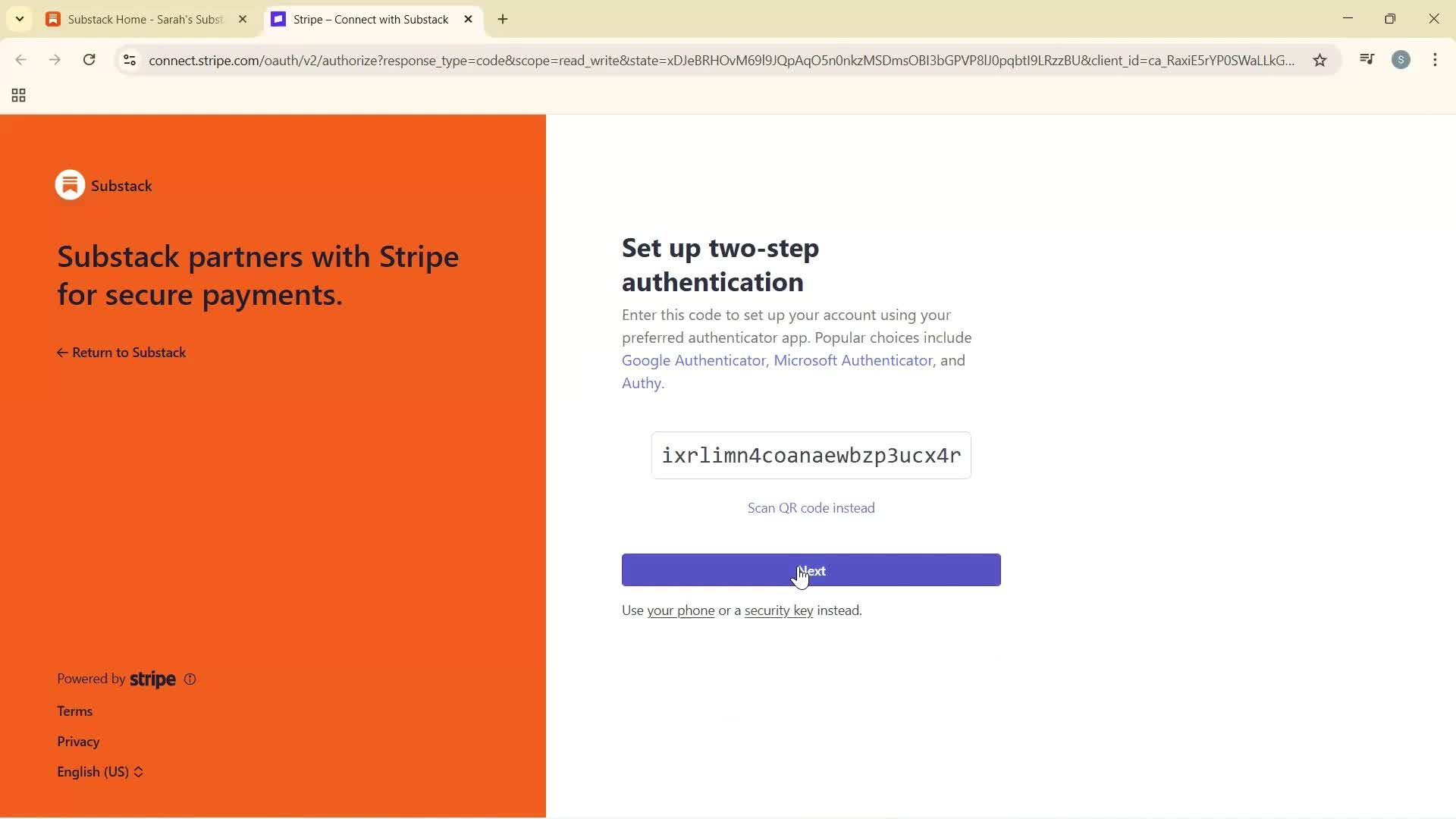 Onboarding screenshot