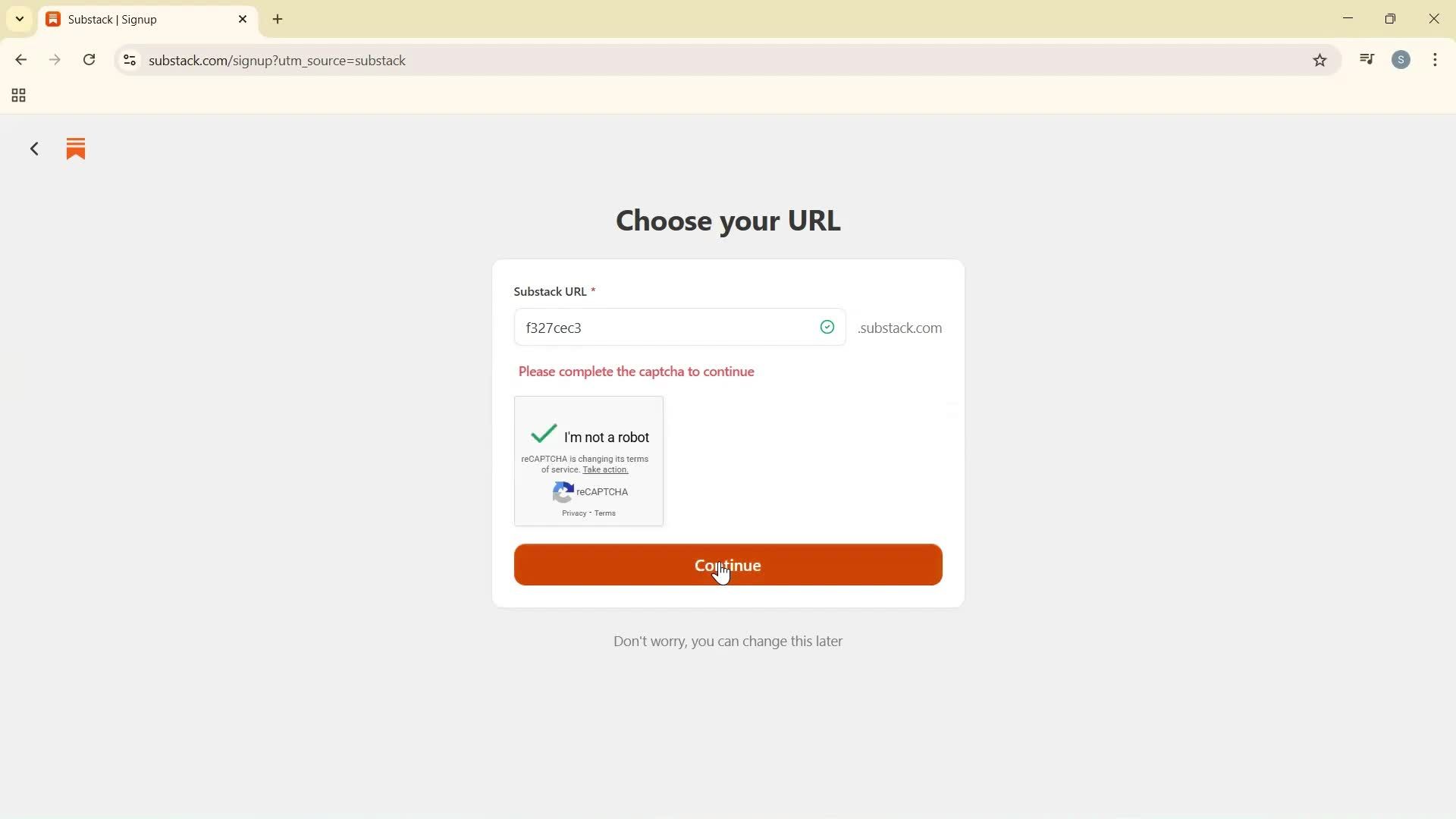 Onboarding screenshot