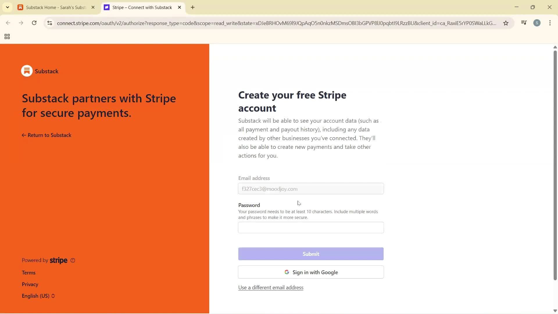 Onboarding screenshot