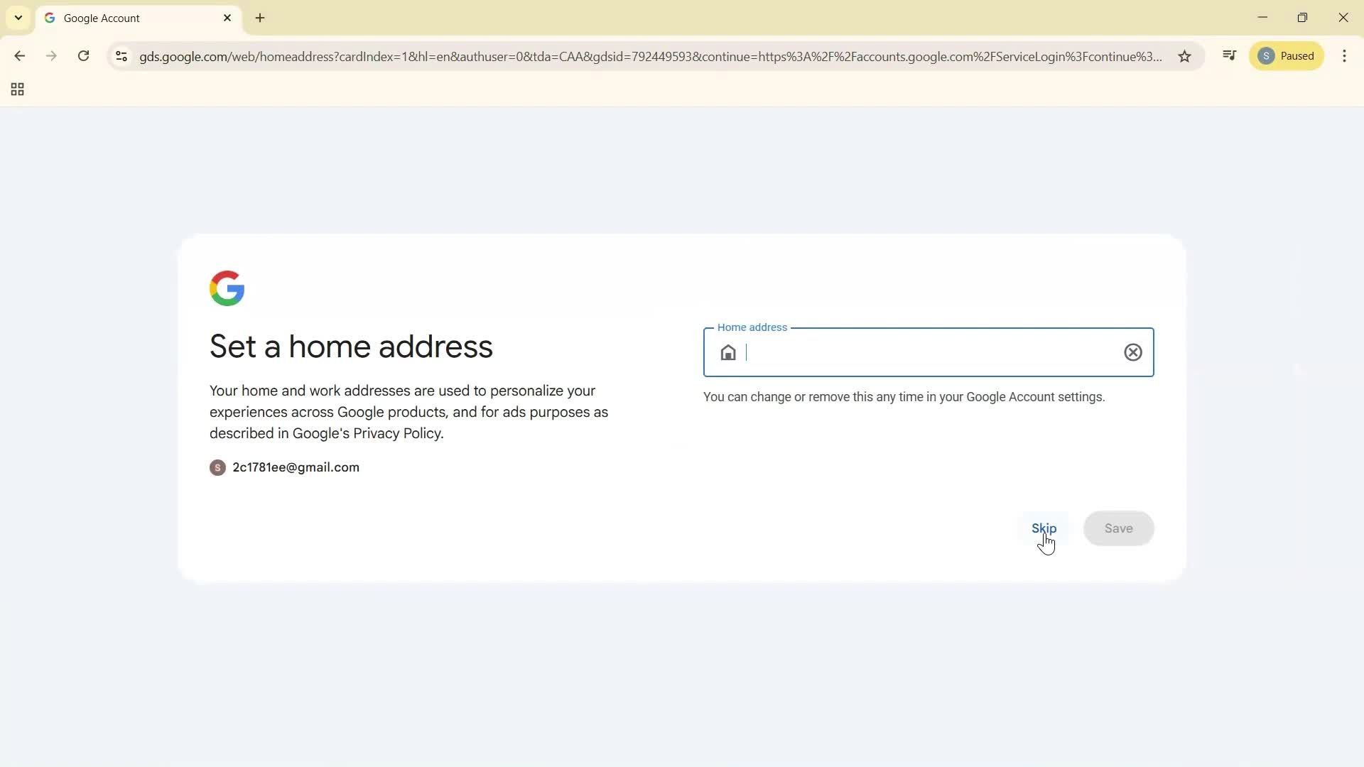 Onboarding screenshot
