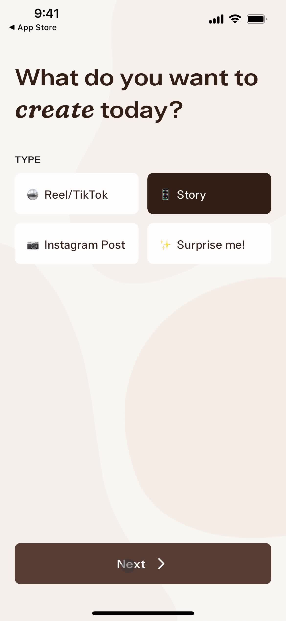 Onboarding screenshot